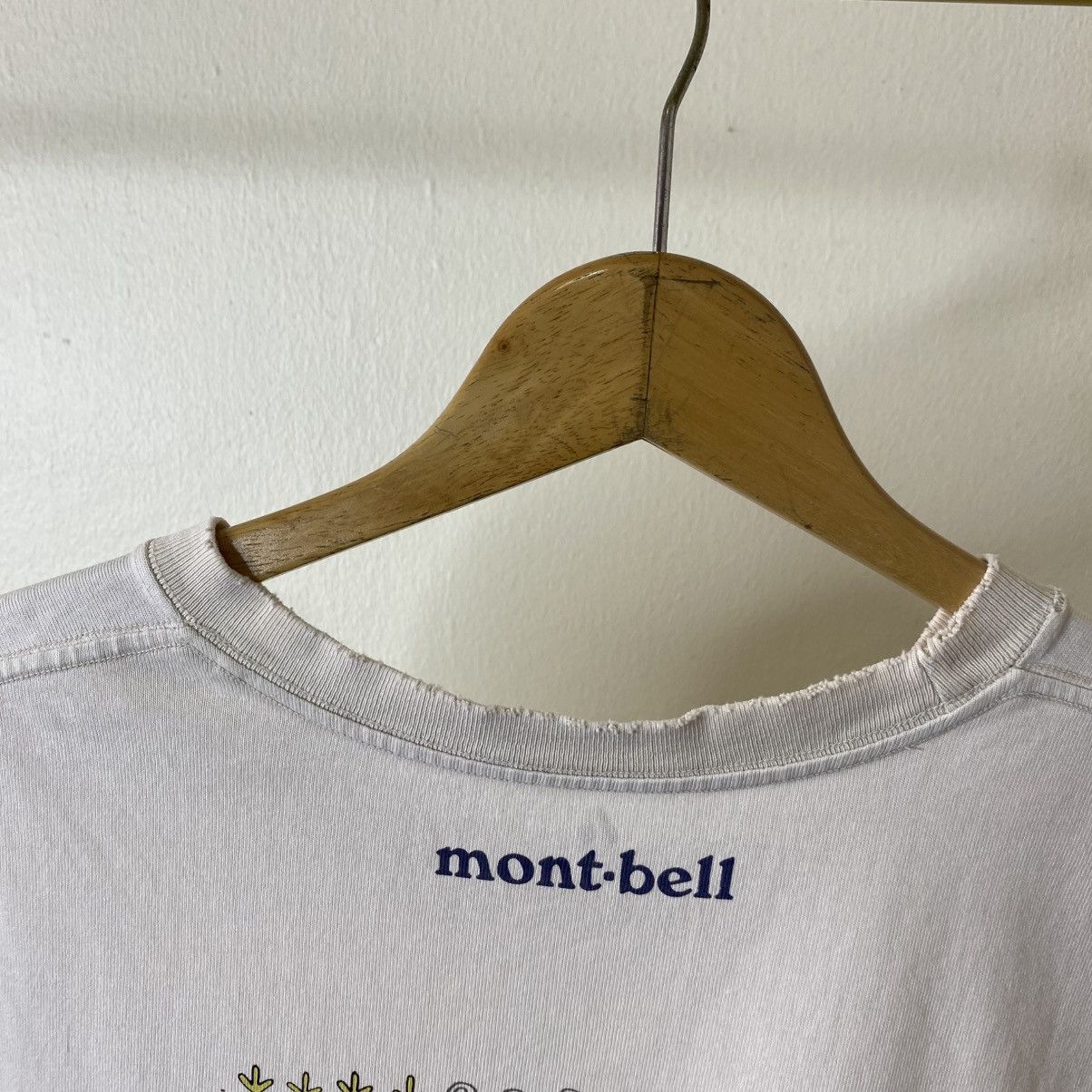 Montbell Vintage 2000s Mont Bell Outdoor Back Graphic T Shirt Size US L / EU 52-54 / 3 - 3 Thumbnail