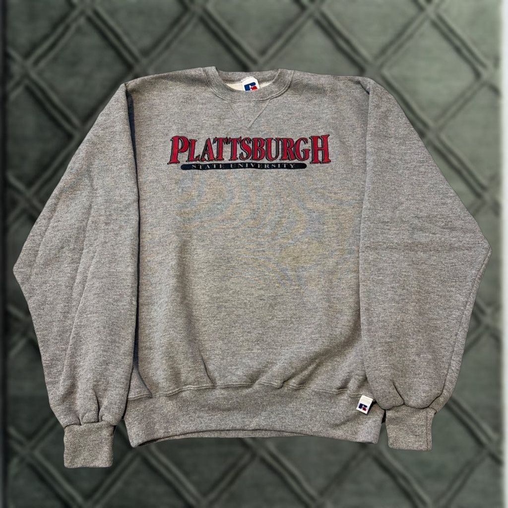 Russell Athletic VINTAGE 90s Russell Athletic Mexico Crewneck Sweatshirt M Unisex Adults Gray Pullover Shirts Size US M / EU 48-50 / 2 - 1 Thumbnail