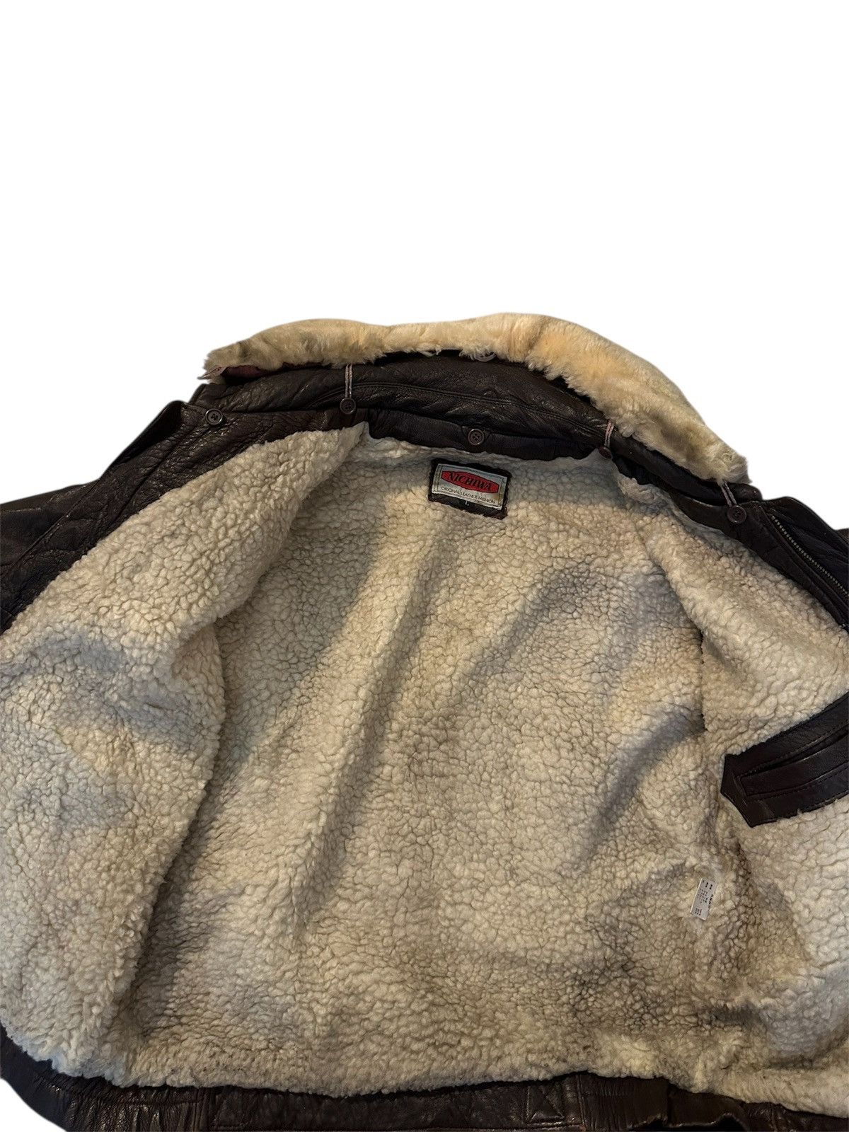 Japanese Brand Vintage leather jacket nichiwa brand Size US L / EU 52-54 / 3 - 5 Thumbnail