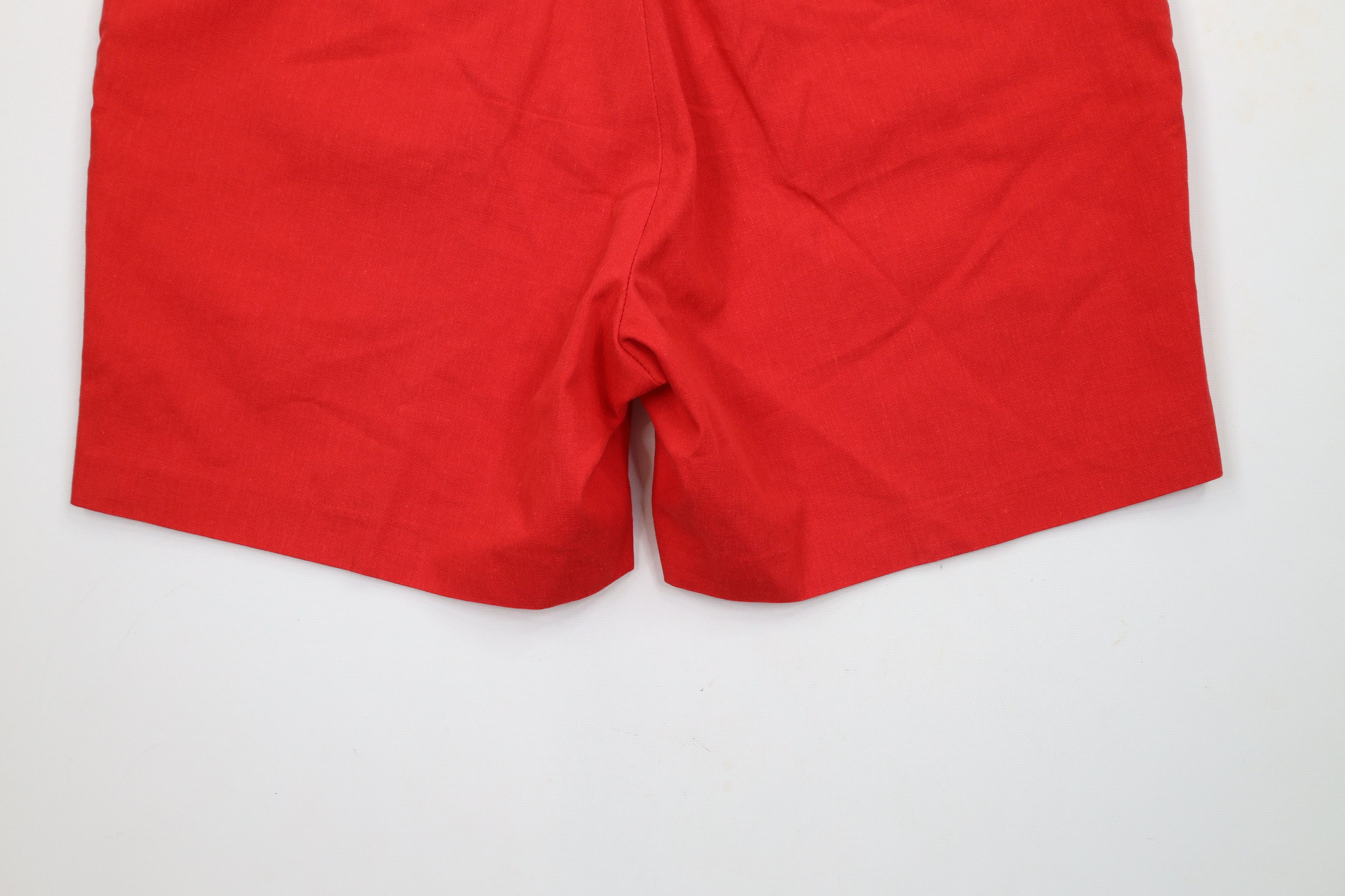 Vintage Vintage 70s Streetwear Above Knee Chino Shorts Red USA Size US 36 / EU 52 - 11 Thumbnail