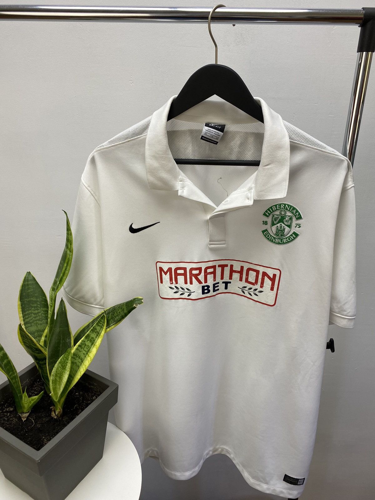 Adidas × Vintage Nike 2014 2015 Hibernian Edinburgh Soccer Jersey Football Size US XXL / EU 58 / 5 - 4 Thumbnail