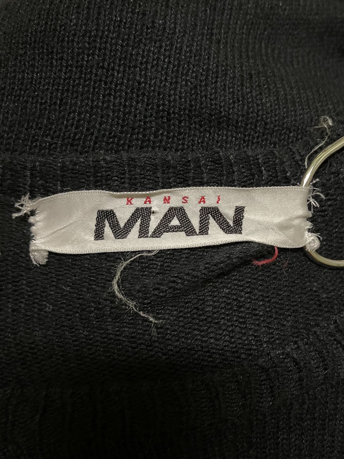 Japanese Brand × Kansai Yamamoto × Vintage Kansai Man Knit Shirt Sleeve Japan Size US S / EU 44-46 / 1 - 14 Thumbnail