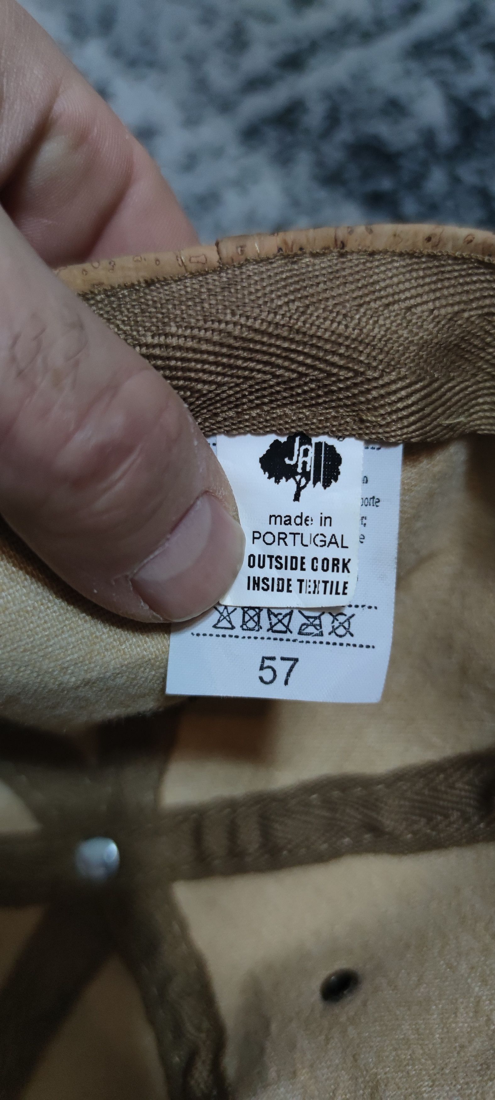 Other Ecological cork baseball cap made in Portugal. Size ONE SIZE - 8 Thumbnail
