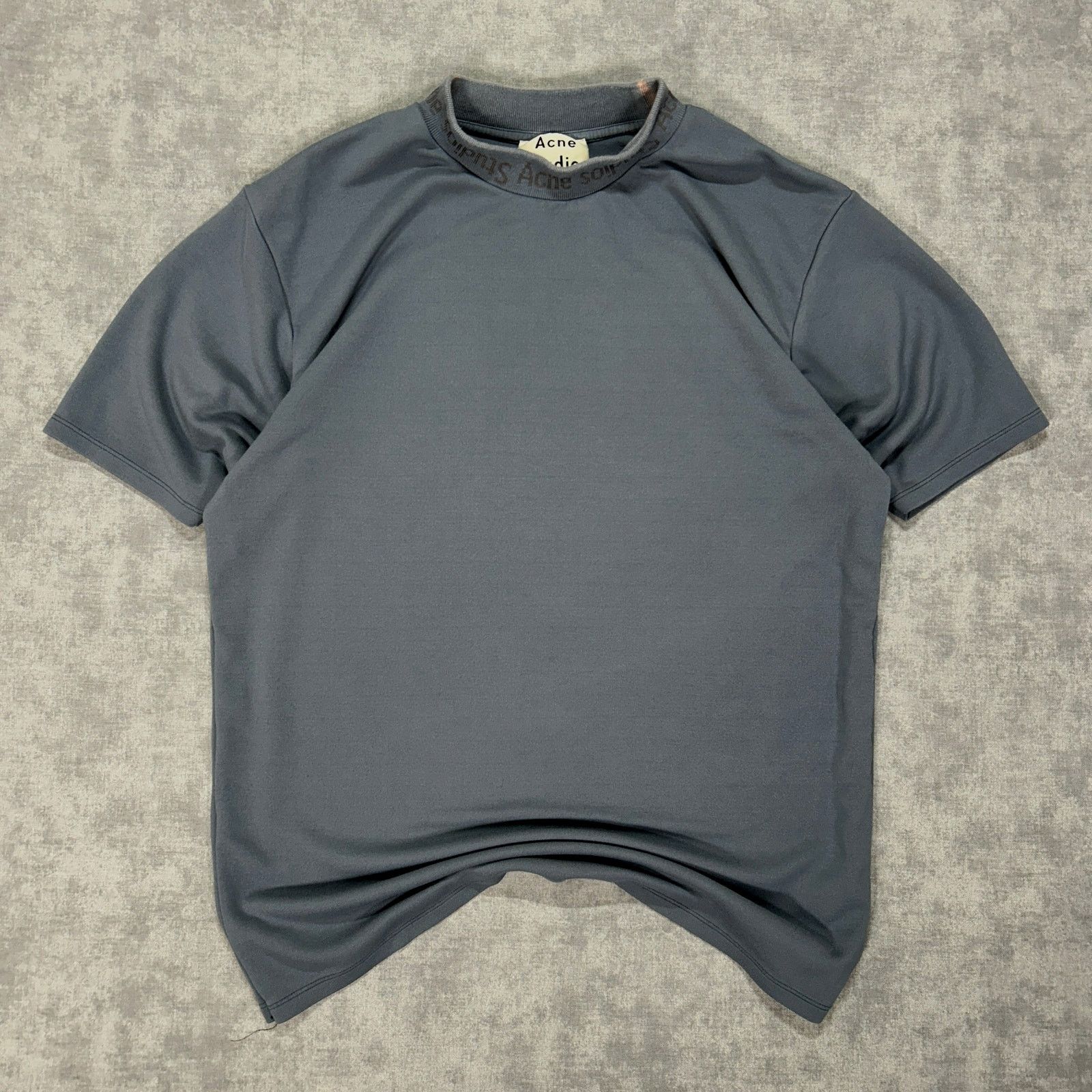 Acne Studios Acne Studios Navid essentials streetwear collar logo tshirt Size US M / EU 48-50 / 2 - 1 Thumbnail