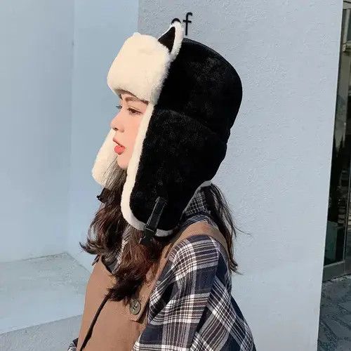 Japanese Brand × Vintage Women Warm Trapper Aviator Trooper Earflap Hat Size ONE SIZE - 4 Thumbnail