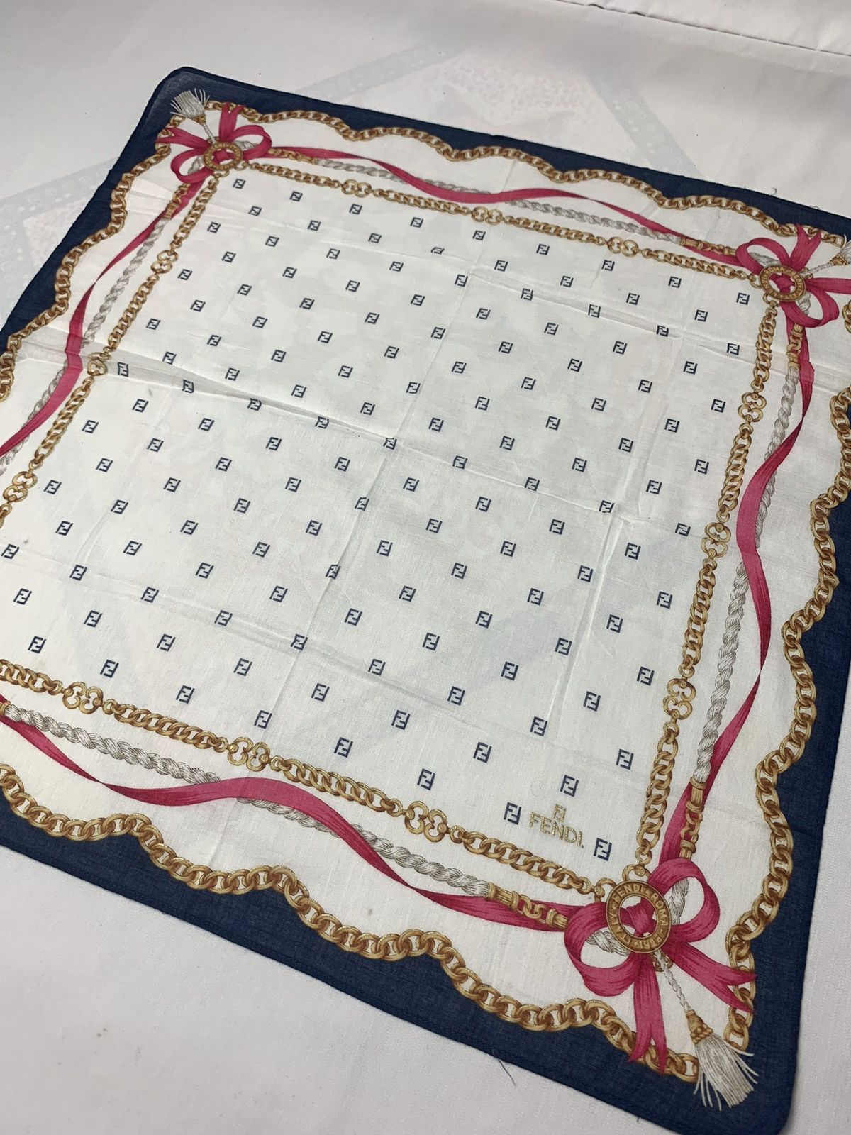 Vintage Fendi Handkerchief / Neckerchief / Bandana Size ONE SIZE - 3 Thumbnail