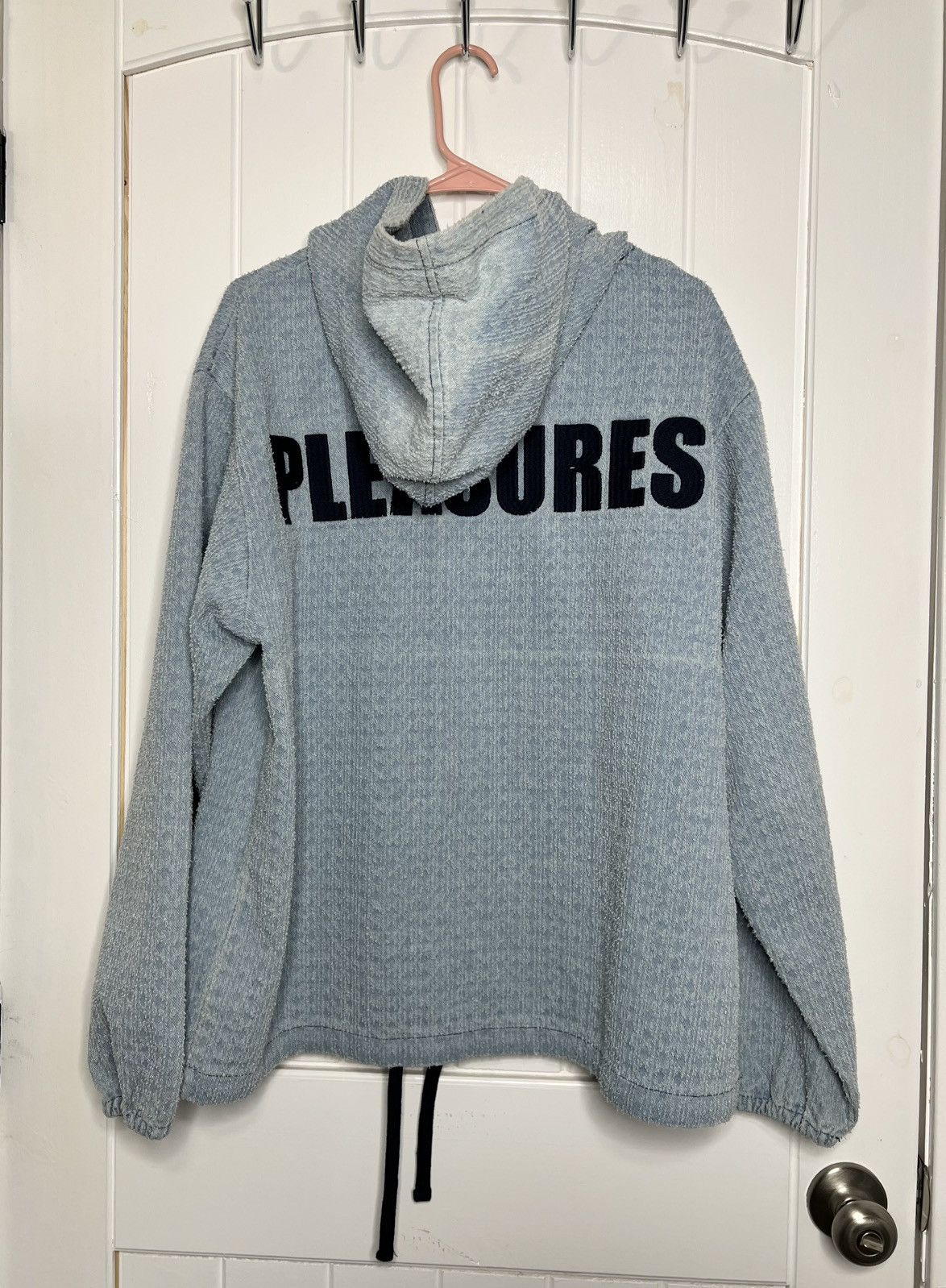 Pleasures Pleasures Expand Poncho (Blue) Hoodie - Size Medium Size US M / EU 48-50 / 2 - 6 Thumbnail