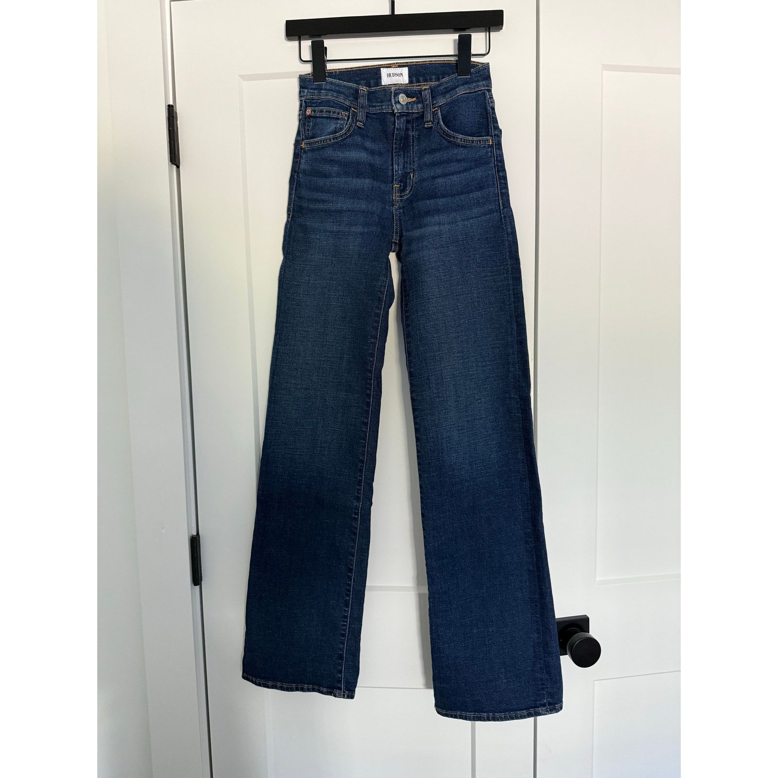 Hudson $195 New Hudson Rosalie High Waist Wide Leg Jeans - 23 Size 23" - 9 Thumbnail