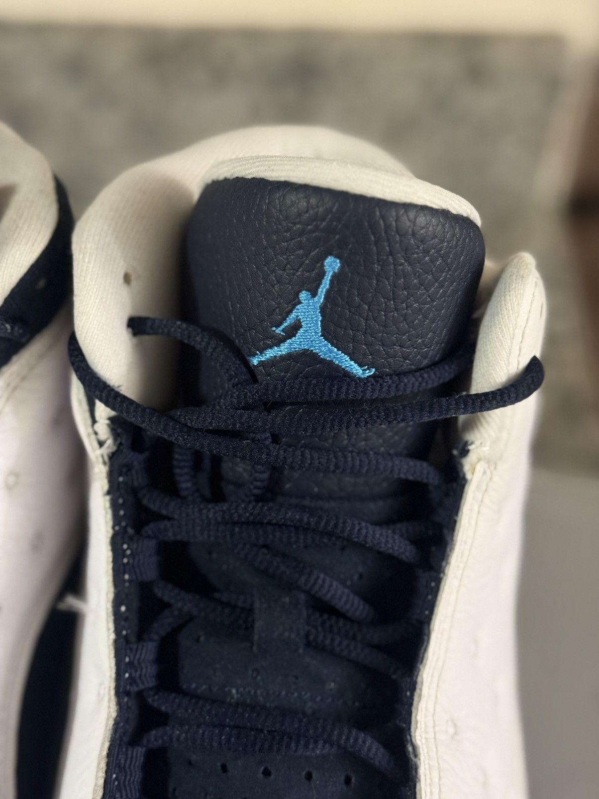 Jordan Brand × Nike 10 - Nike Air Jordan 13 XIII Retro Obsidian White Blue Size US 10 / EU 43 - 11 Thumbnail