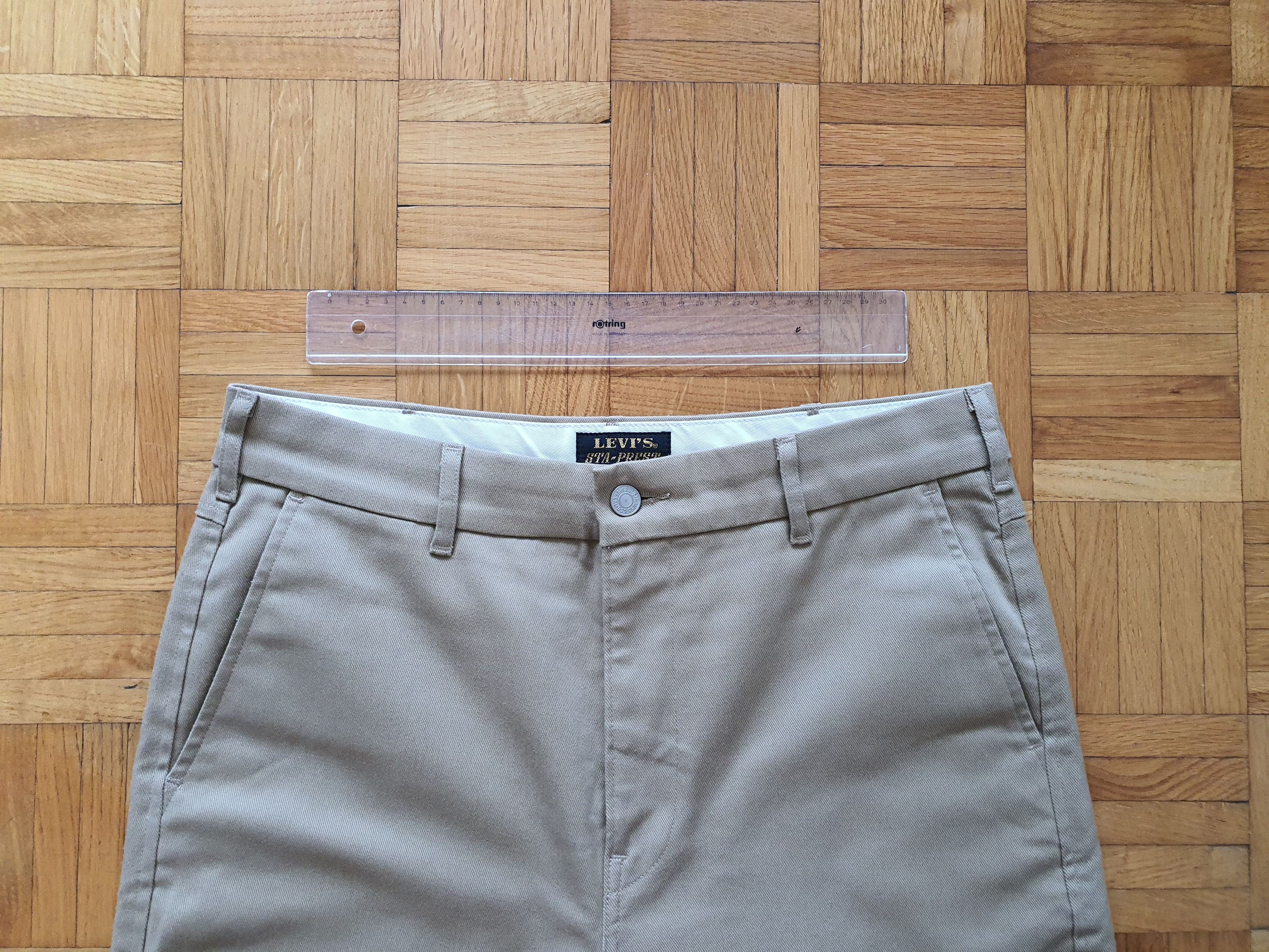 Levi's 502 (STA-PREST) Trousers Pants Chinos - W31 L32 (31x32) Size US 31 - 3 Thumbnail