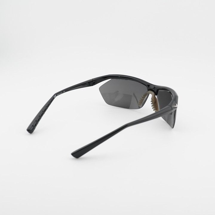 Nike Nike TAILWIND MI EV0491 001 Sunglasses Black Shield Frame Size ONE SIZE - 8 Thumbnail