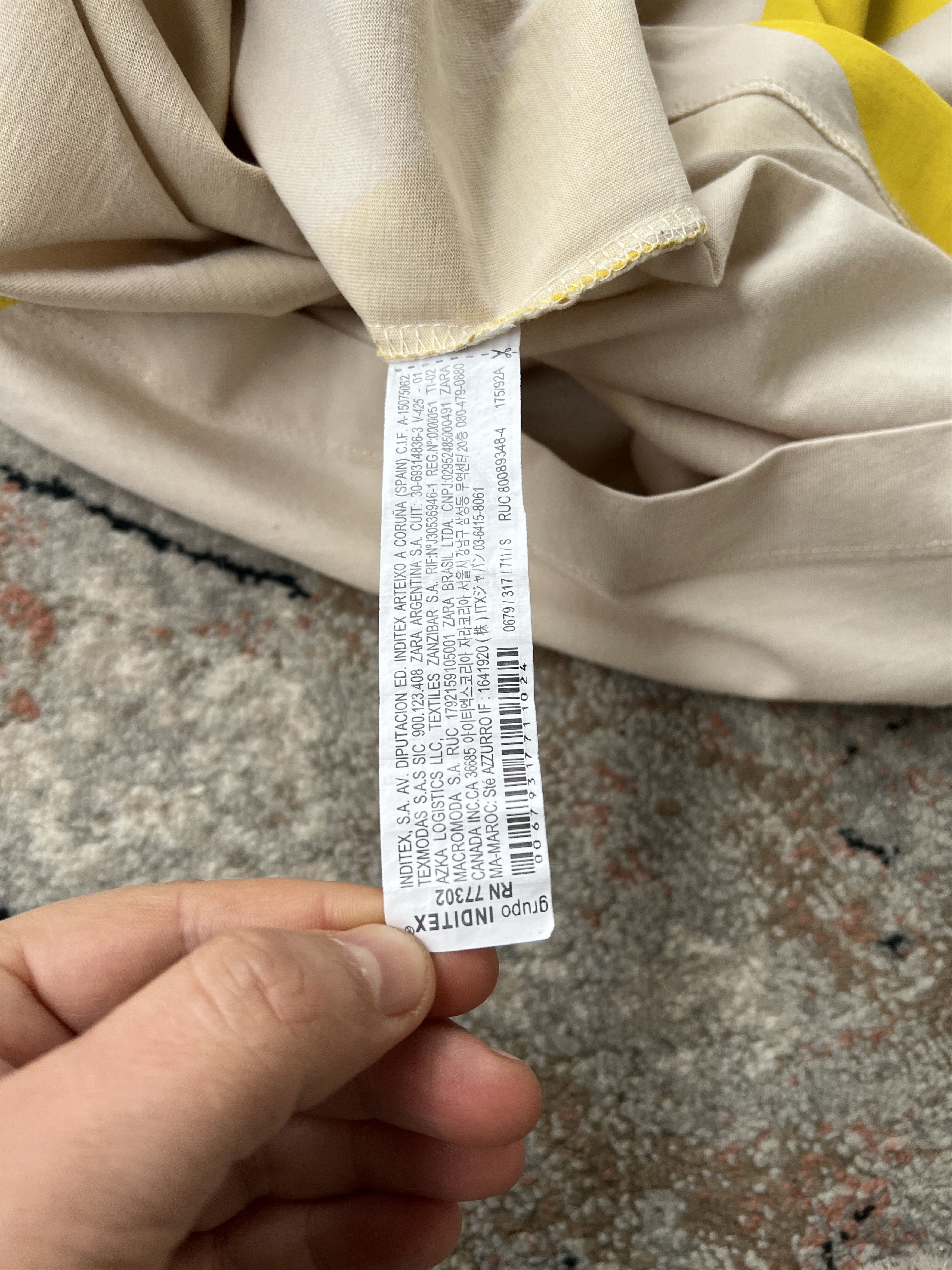 Zara ZARA SEBASTIAN CURI Tee Size US S / EU 44-46 / 1 - 5 Thumbnail