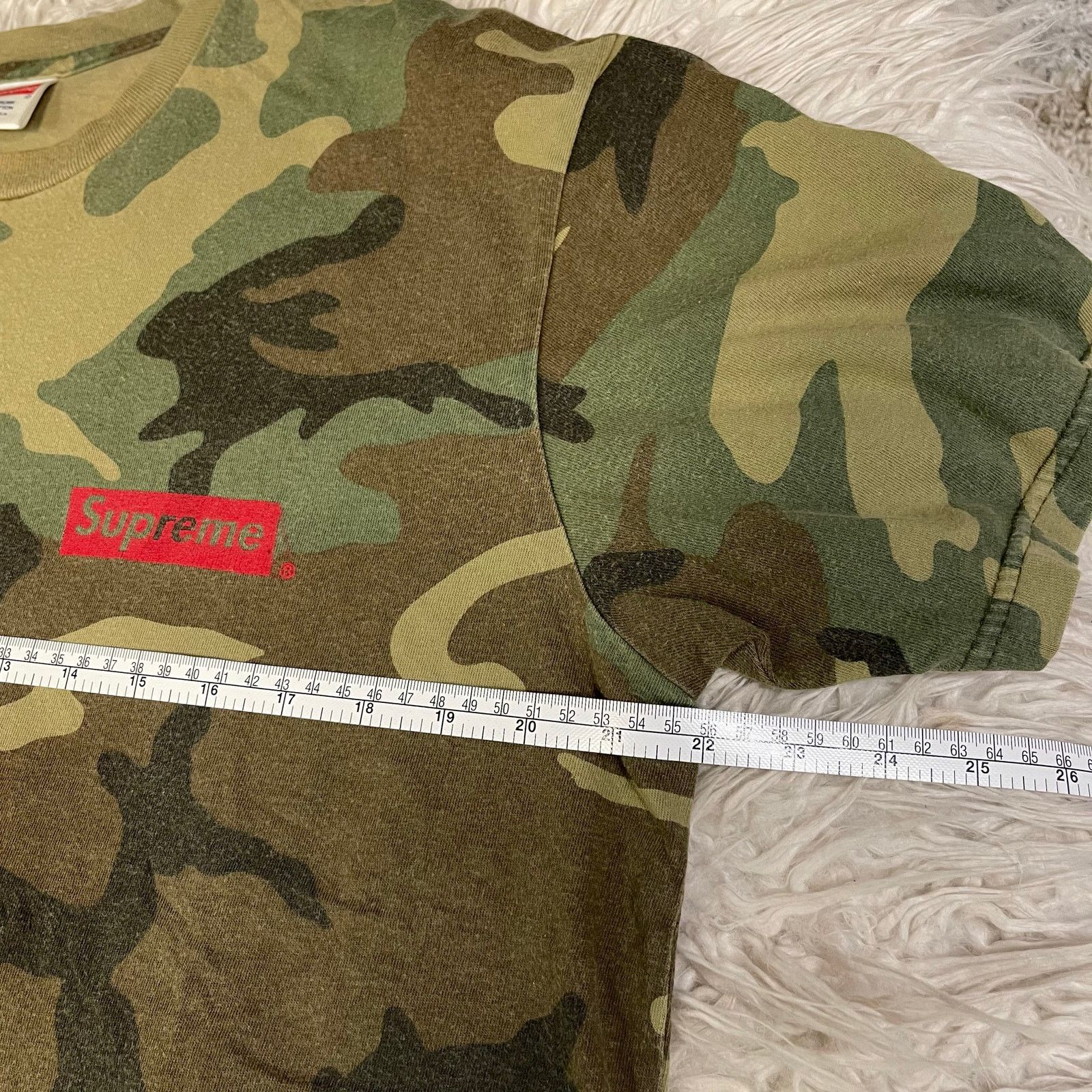 Supreme SS21 Supreme Spiral Tee Woodland Camo Graphic T-Shirt size M Size US M / EU 48-50 / 2 - 10 Thumbnail