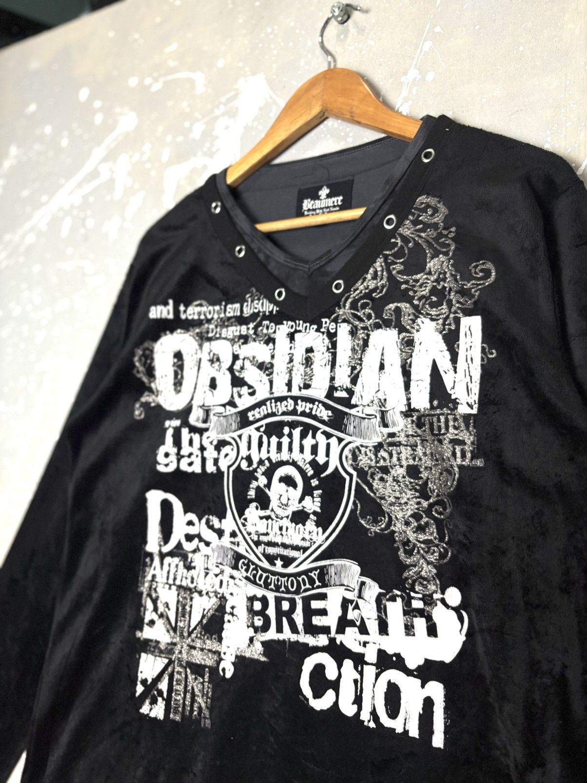 Beaumere Beaumere Obsidian Overflow Motion Punk Japan T shirt Size US L / EU 52-54 / 3 - 4 Thumbnail
