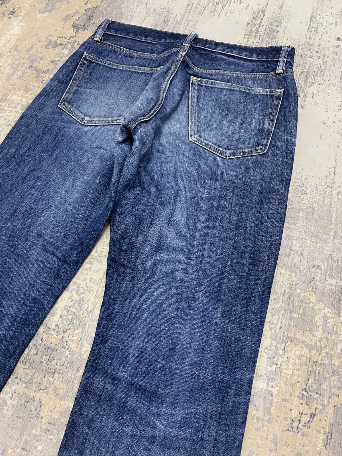 Japanese Brand Vtg Uniqlo Kaihara Slim Straight Selvedge Denim Jeans W31 Size US 31 - 12 Thumbnail