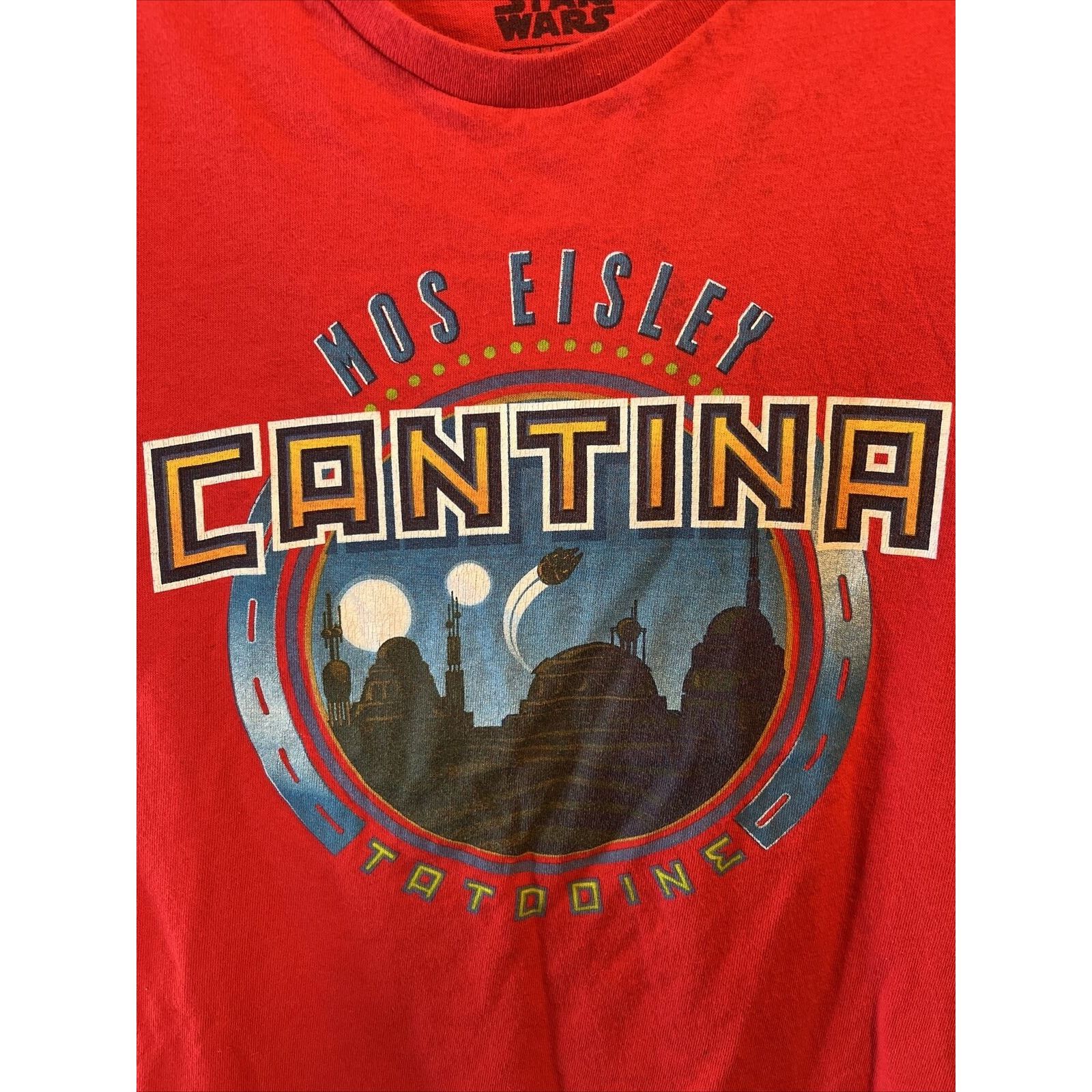 Star Wars Star Wars Mens M Red Mos Eisley SS Graphic Print Cotton Tee Size US M / EU 48-50 / 2 - 3 Thumbnail