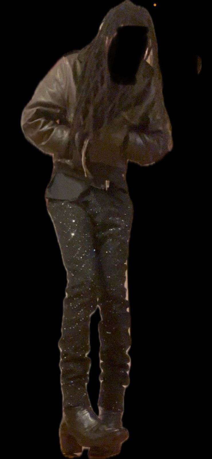Saint Laurent Paris SS/20 Black Sequin Tweed Trousers Size US 30 / EU 46 - 10 Thumbnail