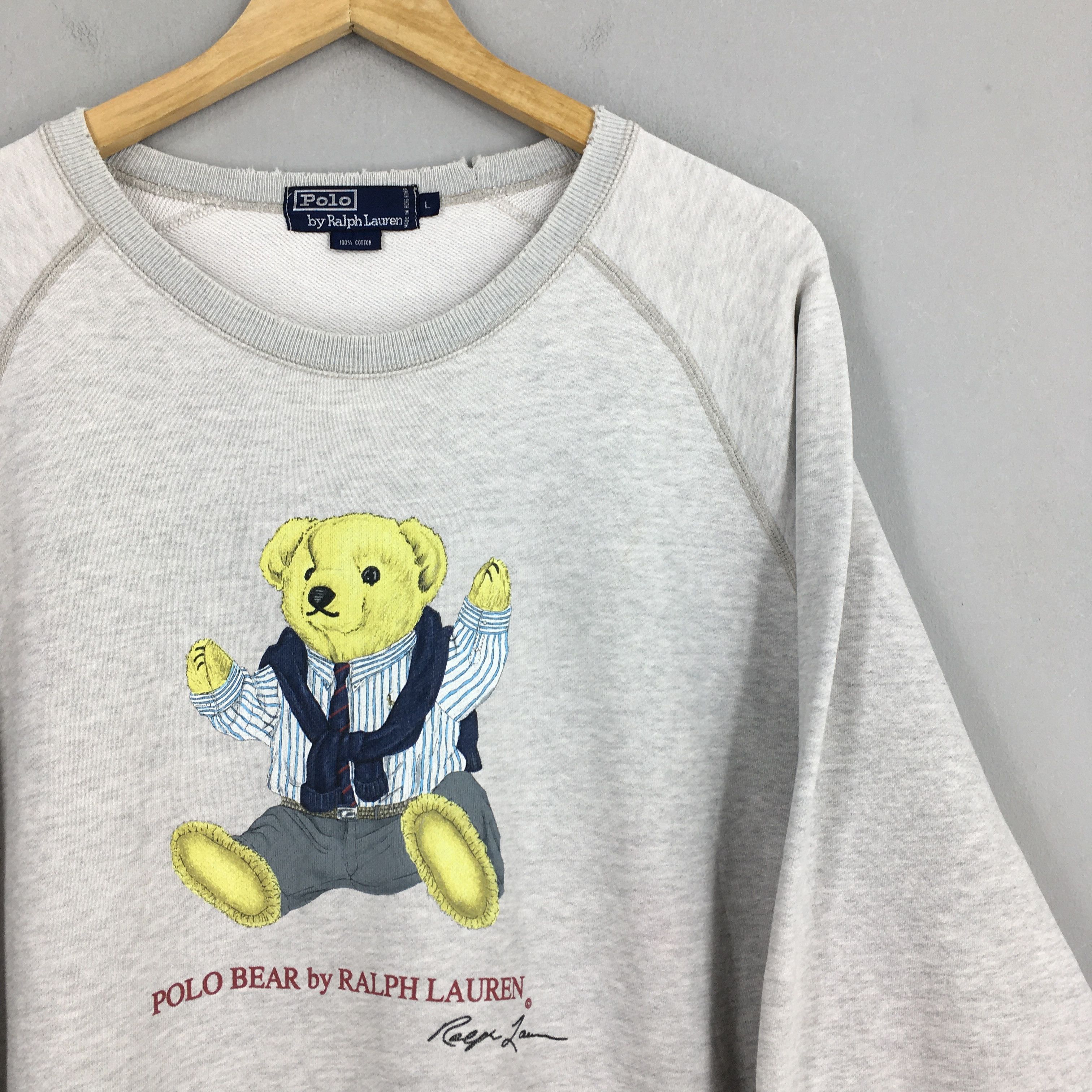Polo Ralph Lauren × RRL Ralph Lauren × Ralph Lauren Polo Bear By Polo Sport Ralph Lauren Sweatshirt Large Size US L / EU 52-54 / 3 - 2 Thumbnail