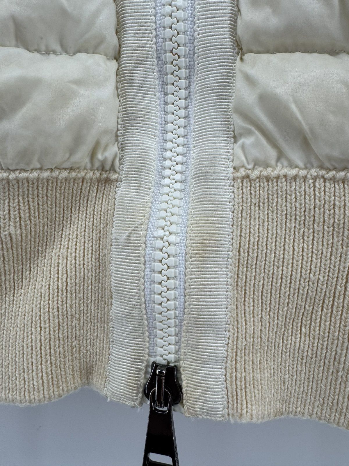 Moncler MONCLER MAGLIONE TRICOT ALLA COREANA knit x nylon cardigan M Size M / US 6-8 / IT 42-44 - 3 Thumbnail