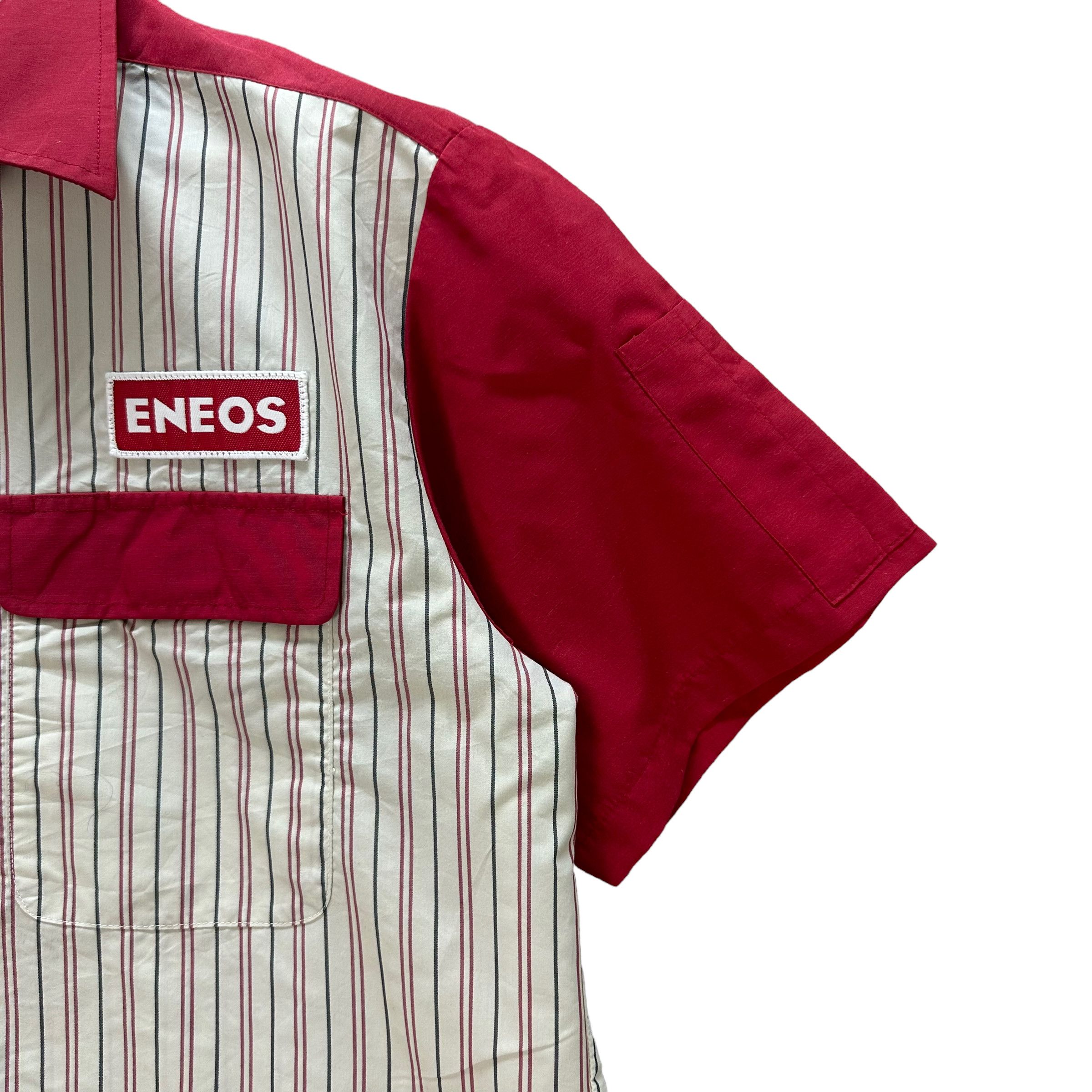 Vintage VINTAGE ENEOS BUTTON UPS SHIRT #8358-005 Size US L / EU 52-54 / 3 - 6 Thumbnail