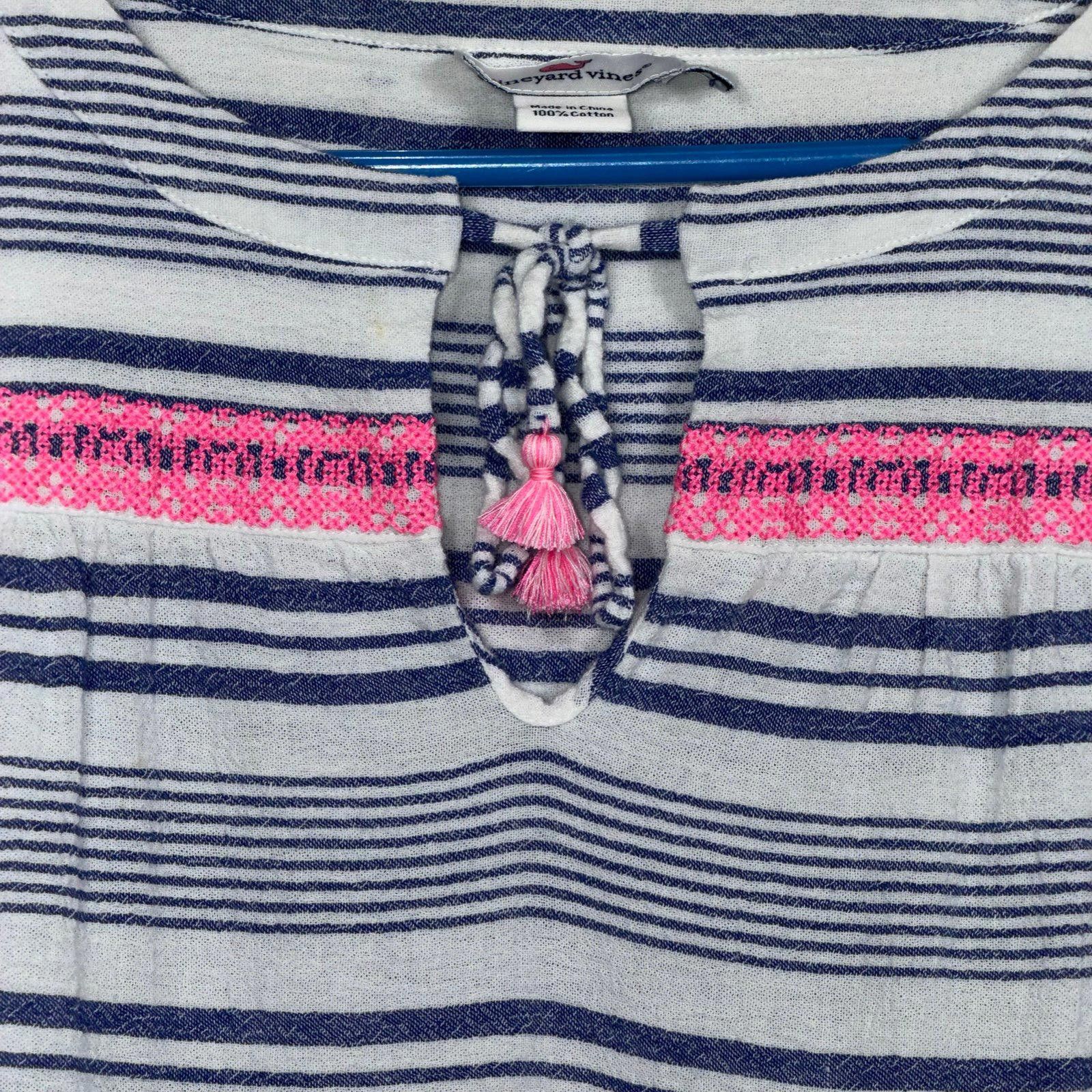Vineyard Vines Vineyard Vines Women's Large Bungalow Striped Tunic Size L / US 10 / IT 46 - 3 Thumbnail