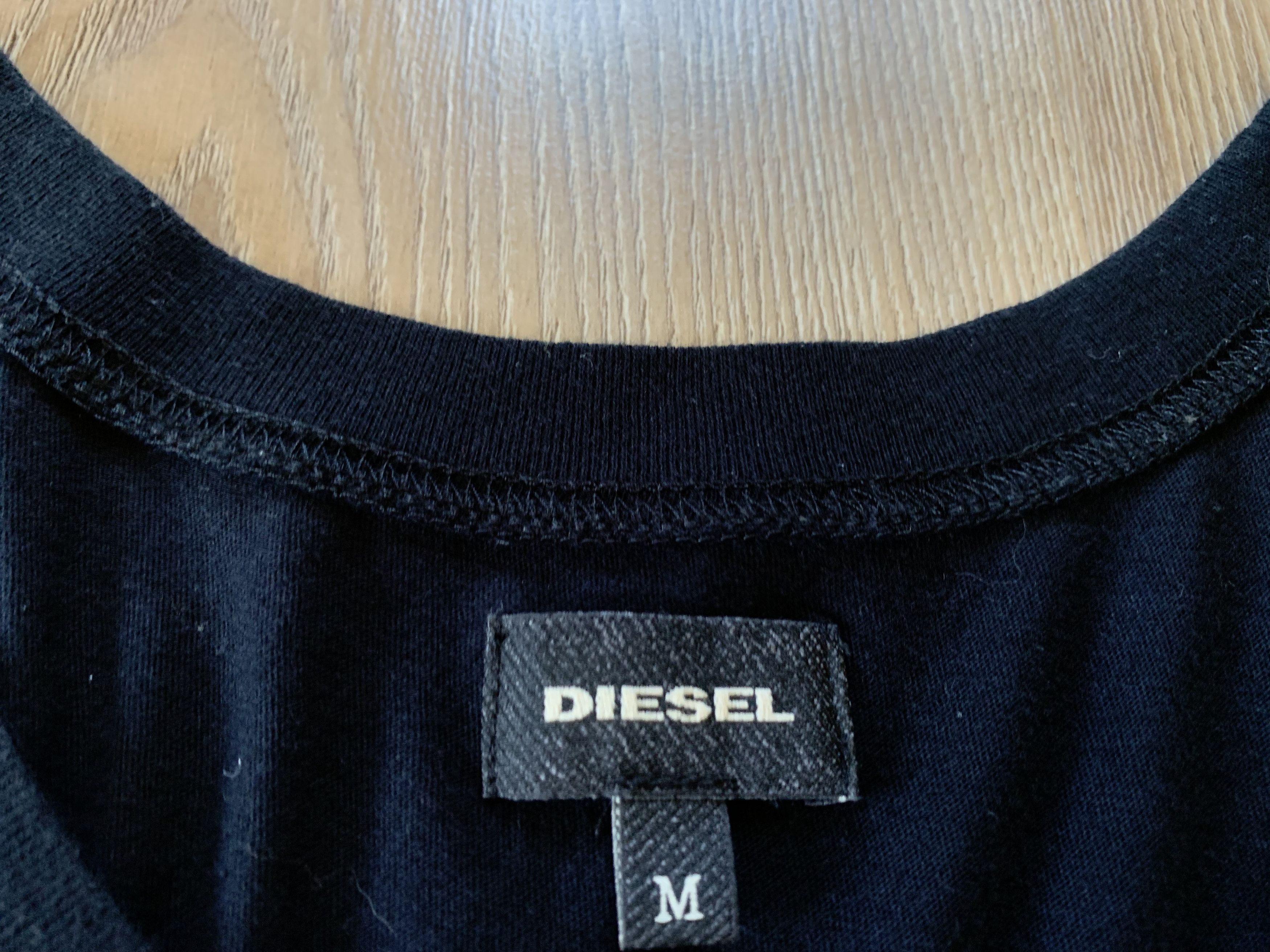 Diesel Diesel Cotton Black Mesh Sleeveless Shirt Size US M / EU 48-50 / 2 - 6 Thumbnail