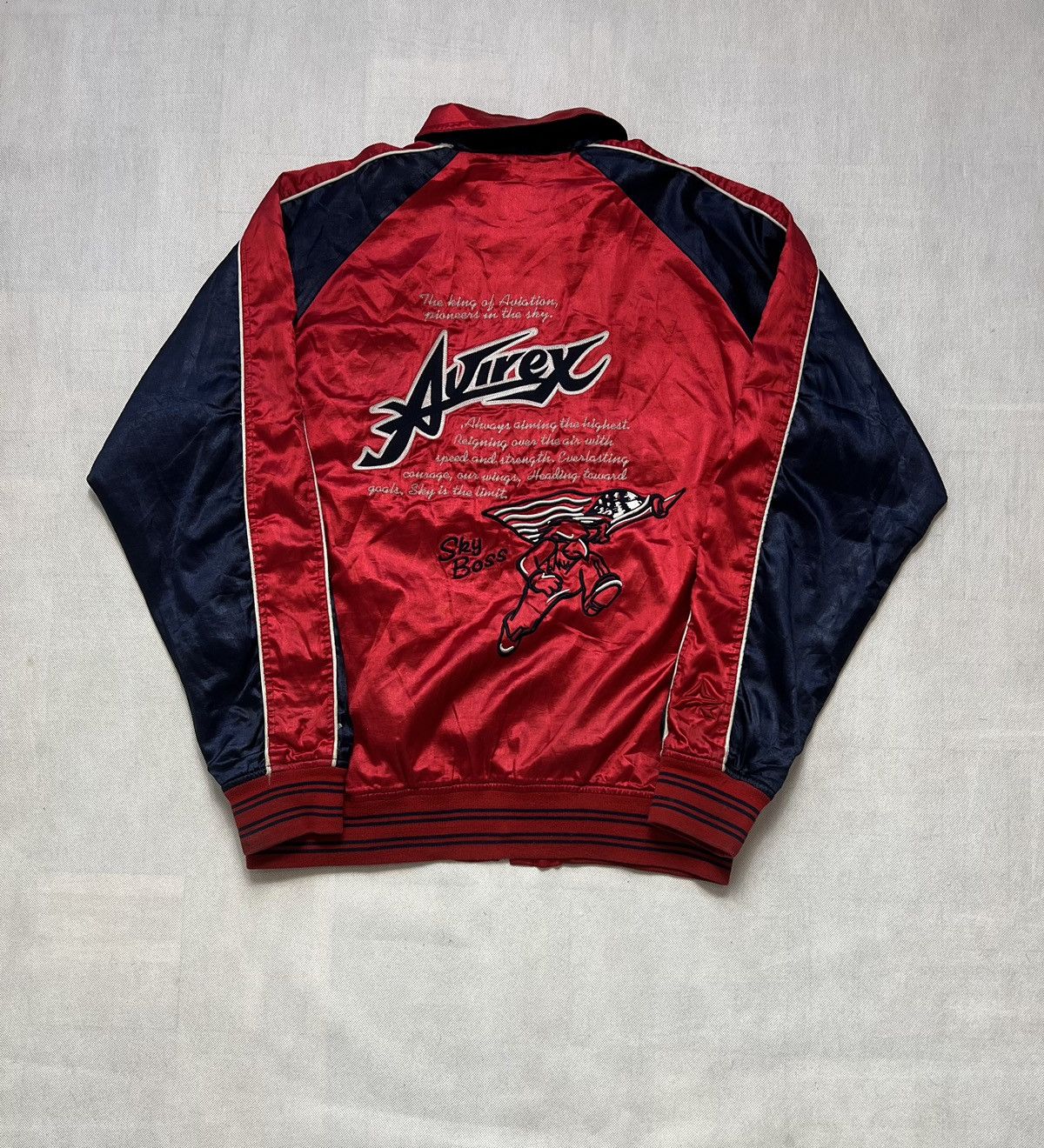 Avirex × Vintage Rare Jacket Avirex Sky Boss USA bomber vintage Size US L / EU 52-54 / 3 - 1 Thumbnail