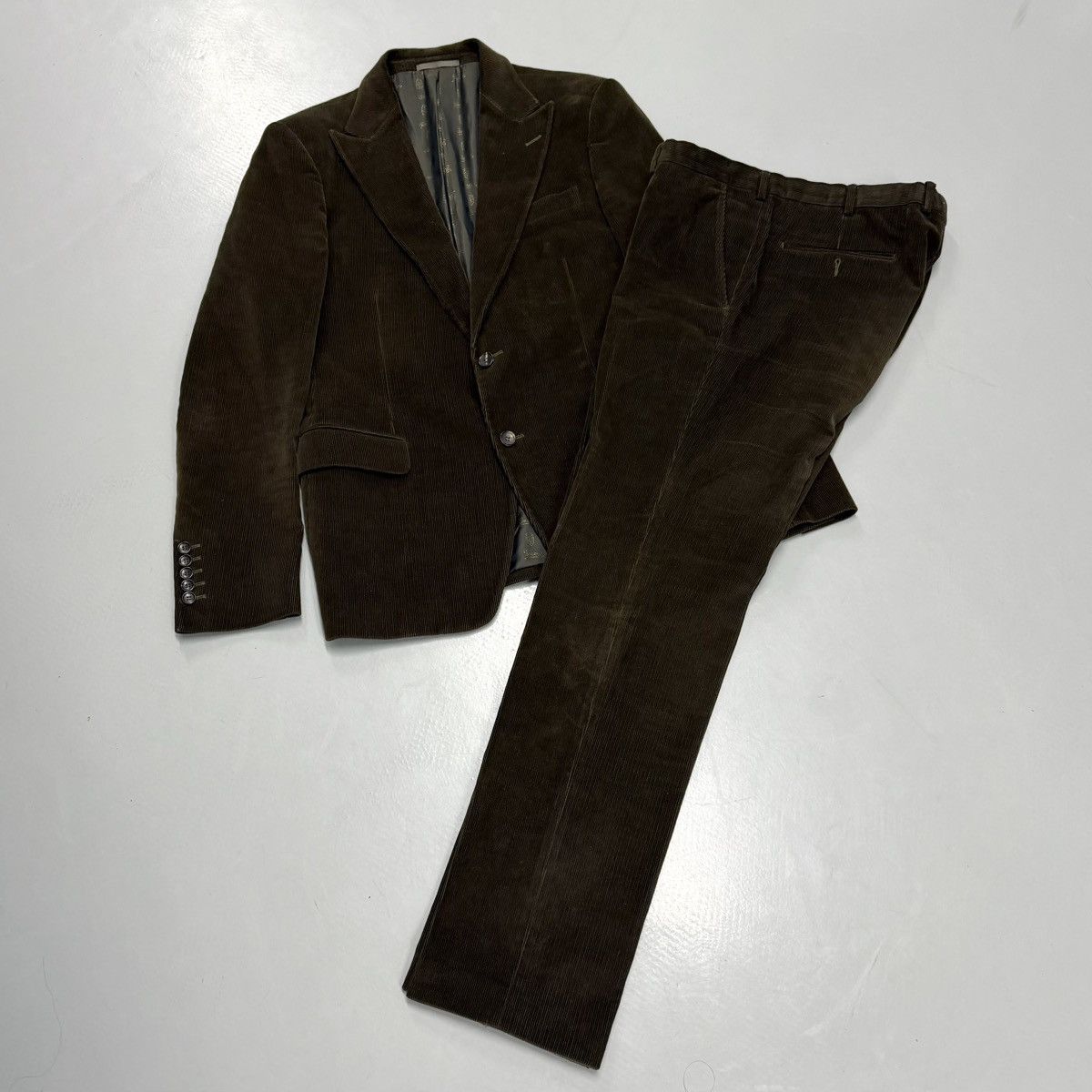 Gucci Vintage Gucci Tom Ford Era Corduroy Jacket Pants Suit Size 50R - 1 Thumbnail