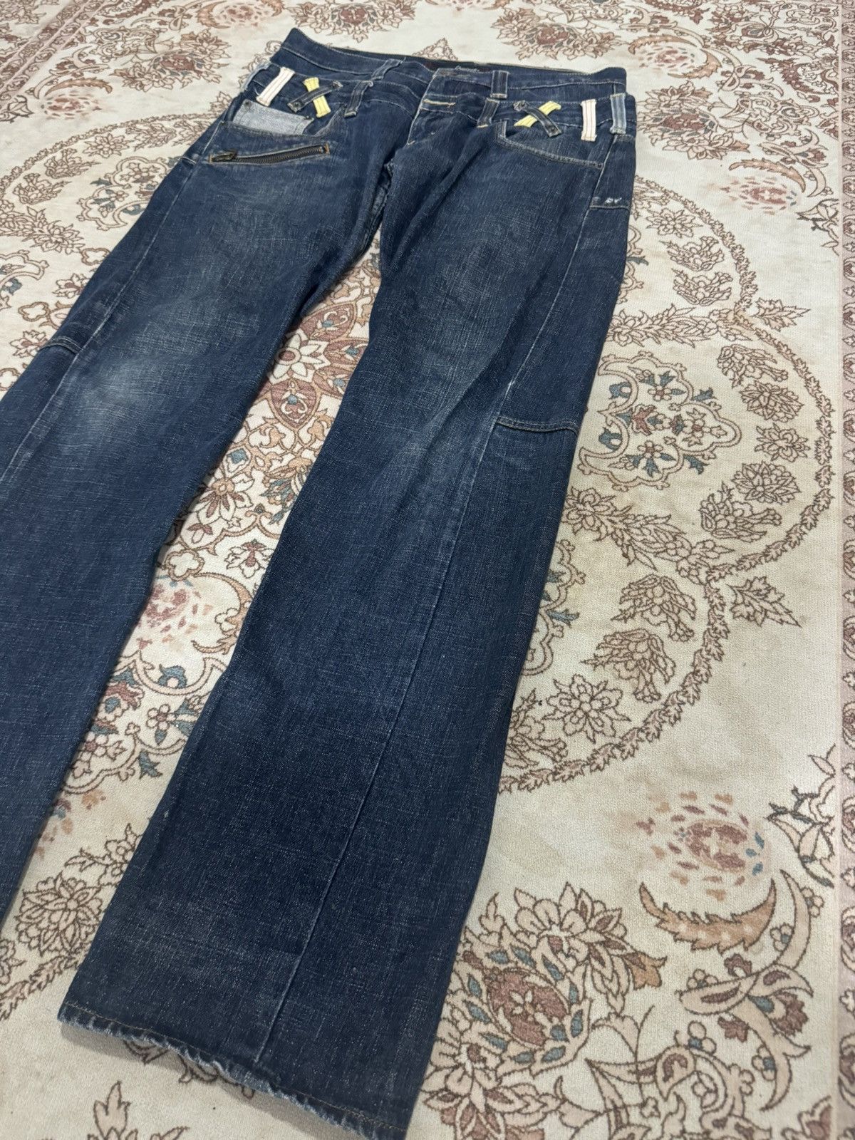 If Six Was Nine × Japanese Brand × Vintage Vintage Dominate Handcrafted Double Waist Jeans Size US 32 / EU 48 - 3 Thumbnail