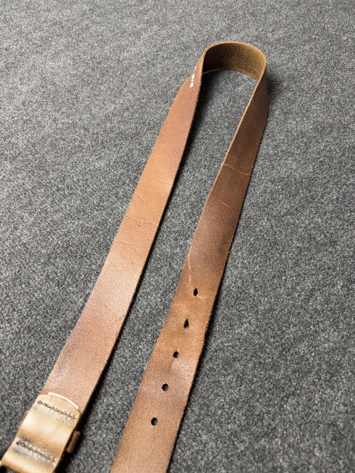 Levi's Levi’s Cowboy 00s Brown Leather Belt Classic Metal Buckle Size ONE SIZE - 8 Thumbnail