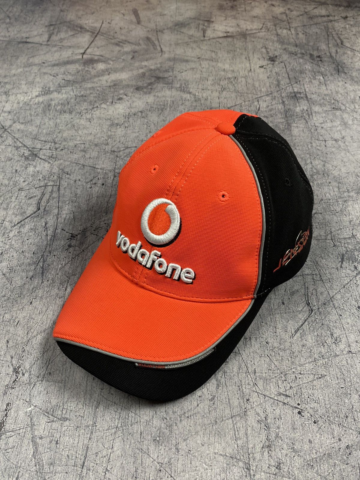 Malcolm McLaren Vodafone McLaren Mercedes Hamilton Jenson Racing Cap Size ONE SIZE - 2 Thumbnail