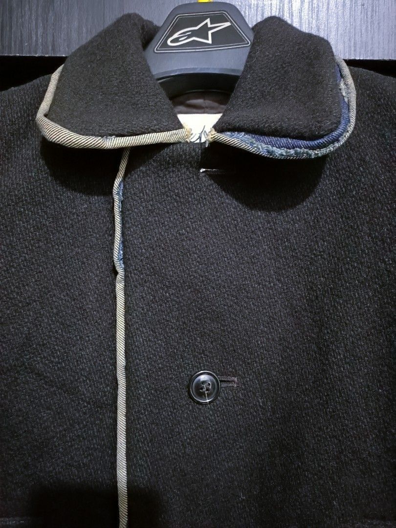Sunao Kuwahara I.S. Sunao Kuwahara Wool Long Coat Japan Size S / US 4 / IT 40 - 3 Thumbnail