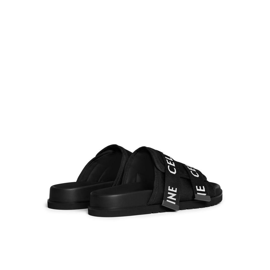 Celine CELINE Pitea $800 Black/White Sandals New & Authentic (Men's Size US 8 / EU 41 - 3 Thumbnail