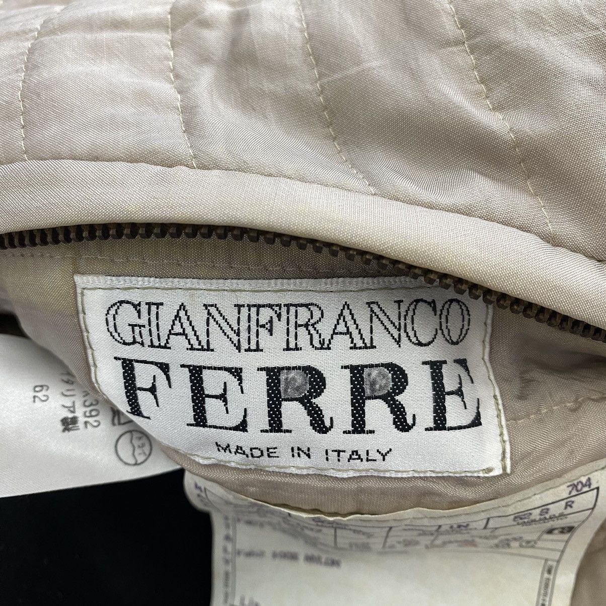 Gianfranco Ferre × Vintage Vintage GIANFRANCO FERRE ITALY Designer Brand Grey Heavy Size US XXL / EU 58 / 5 - 4 Thumbnail