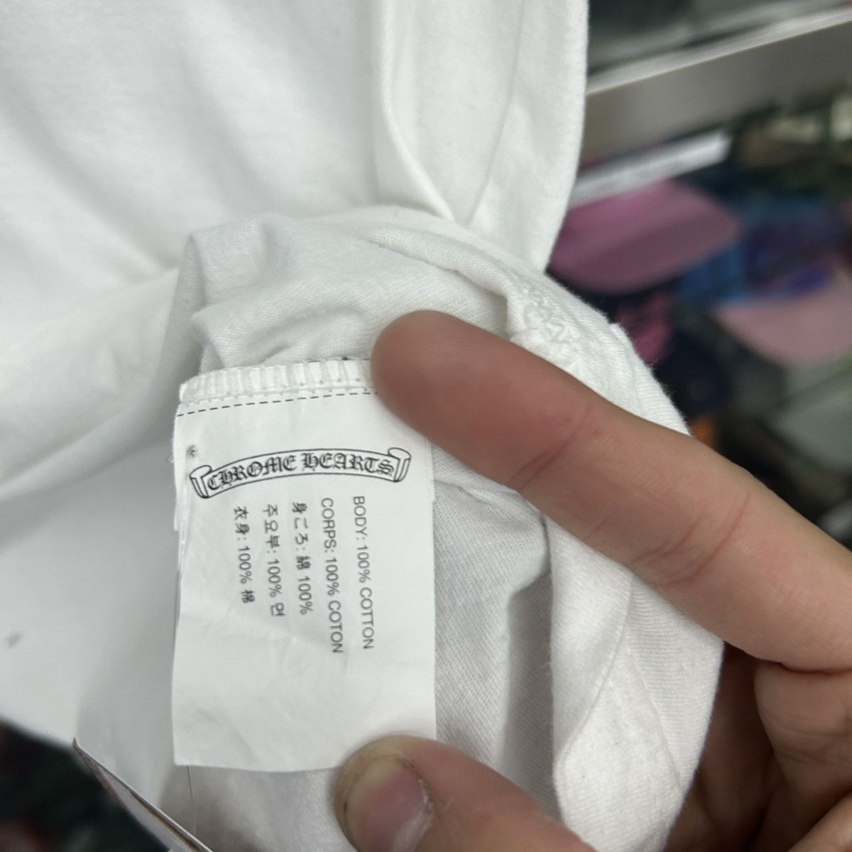 Chrome Hearts Chrome Heart Flooded Tee Sz M Size US M / EU 48-50 / 2 - 4 Thumbnail