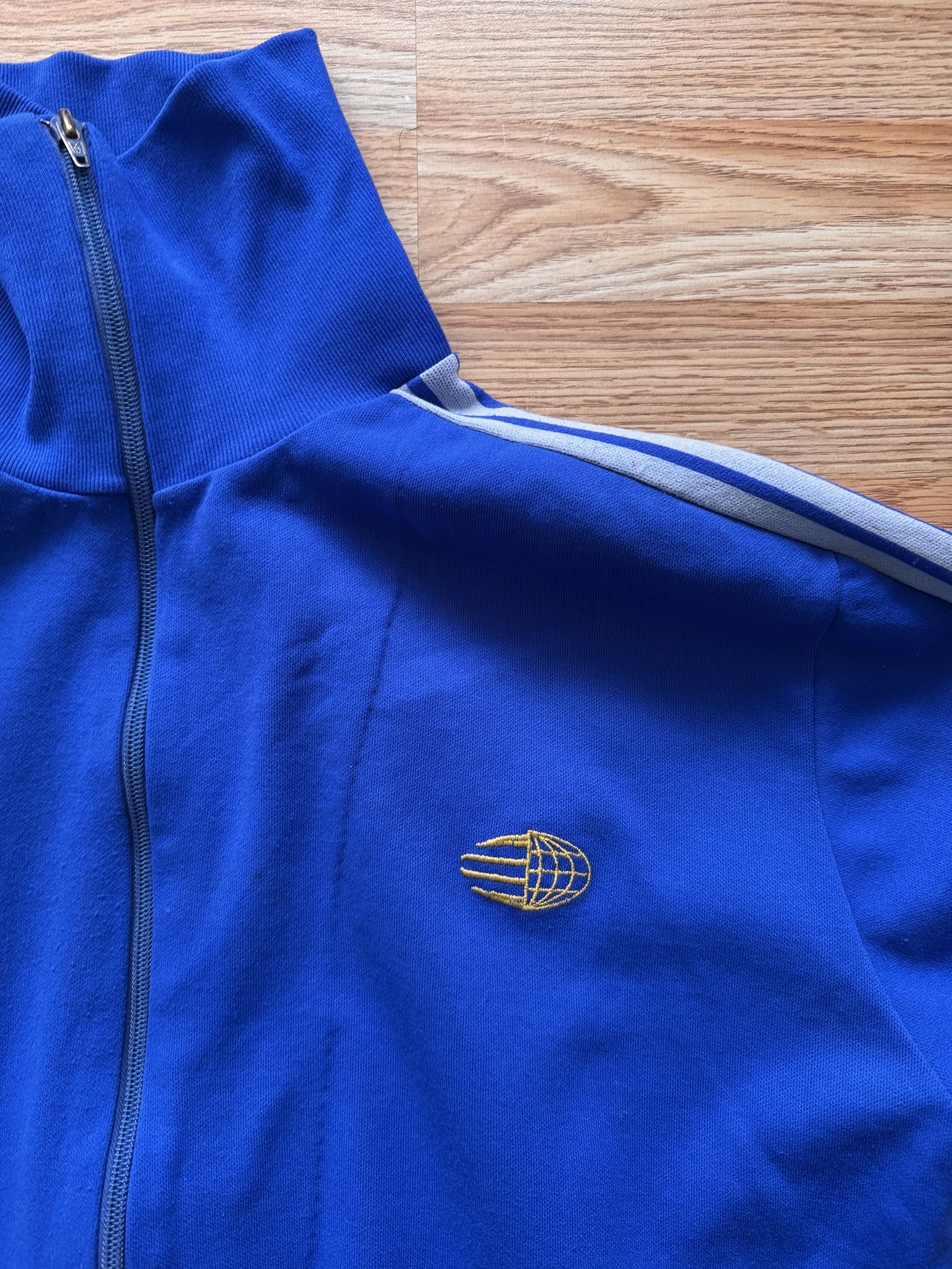 Adidas Rare Adidas Ventex Vintage Track Jacket,70s,Size L, France Size US L / EU 52-54 / 3 - 2 Thumbnail
