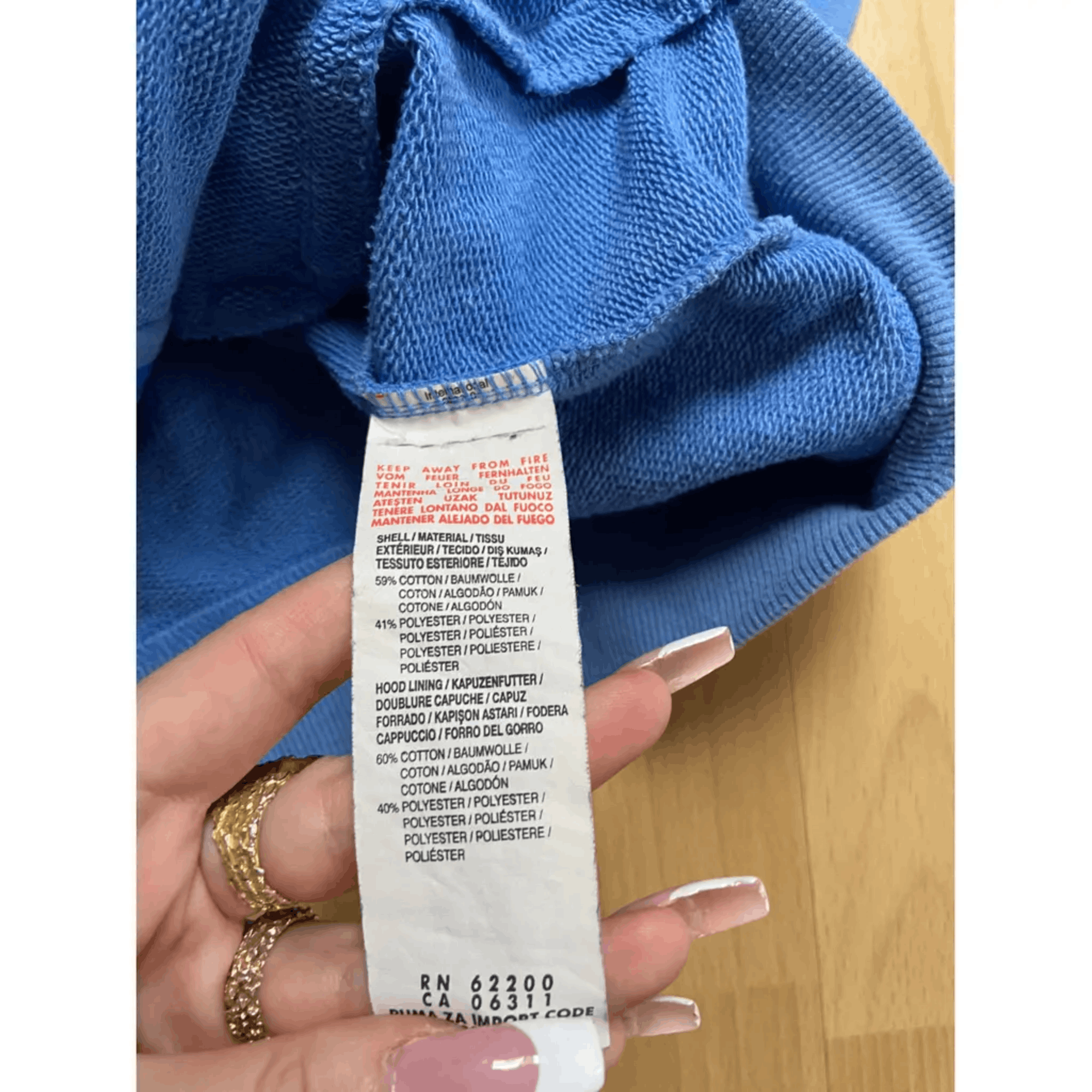 Puma Puma Zip Hoodie - Blue, Sporty Look, Size S Size US S / EU 44-46 / 1 - 5 Thumbnail