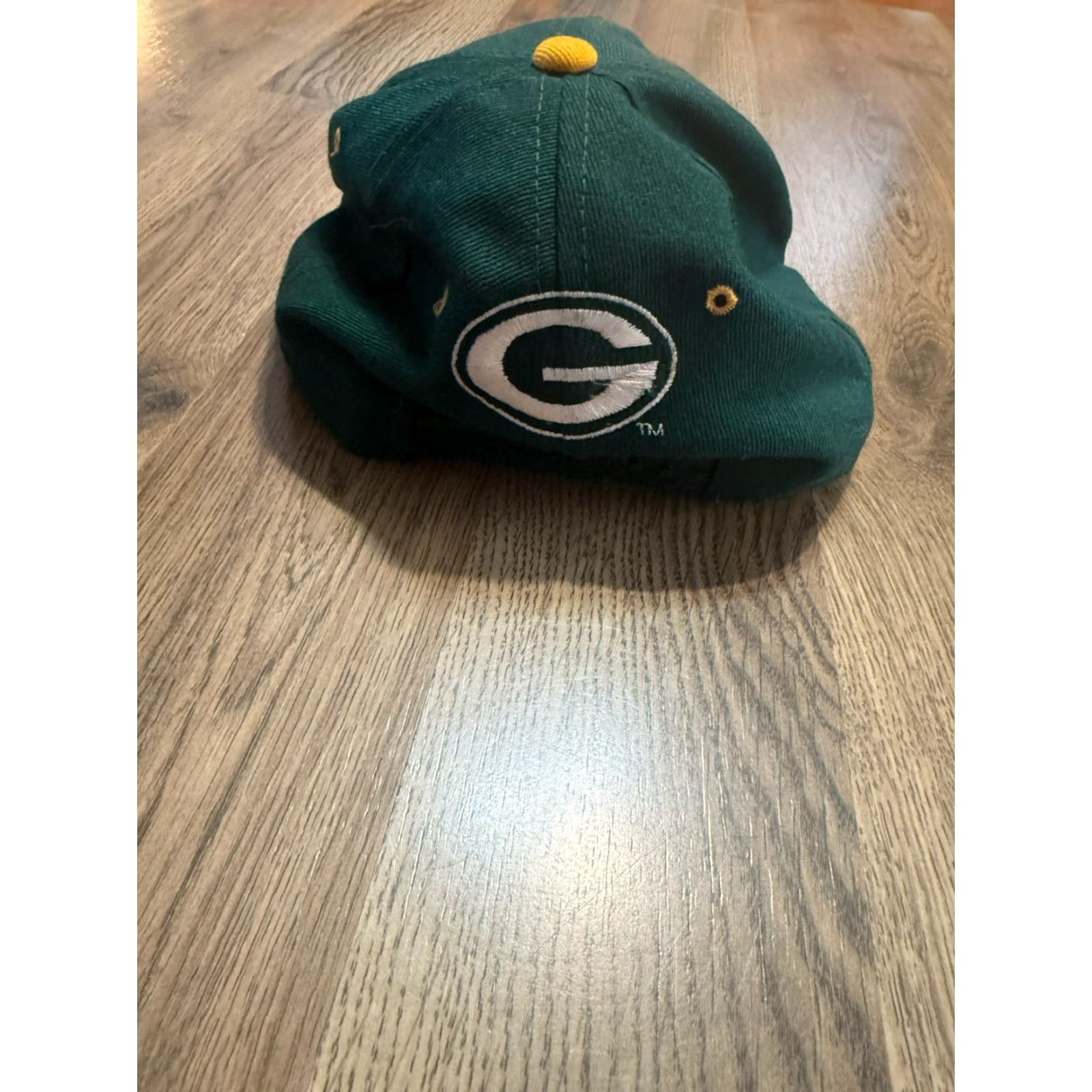 NFL NFL Team Apparel Baseball Cap Men Green Bay Packers Green Gold White Size ONE SIZE - 3 Thumbnail