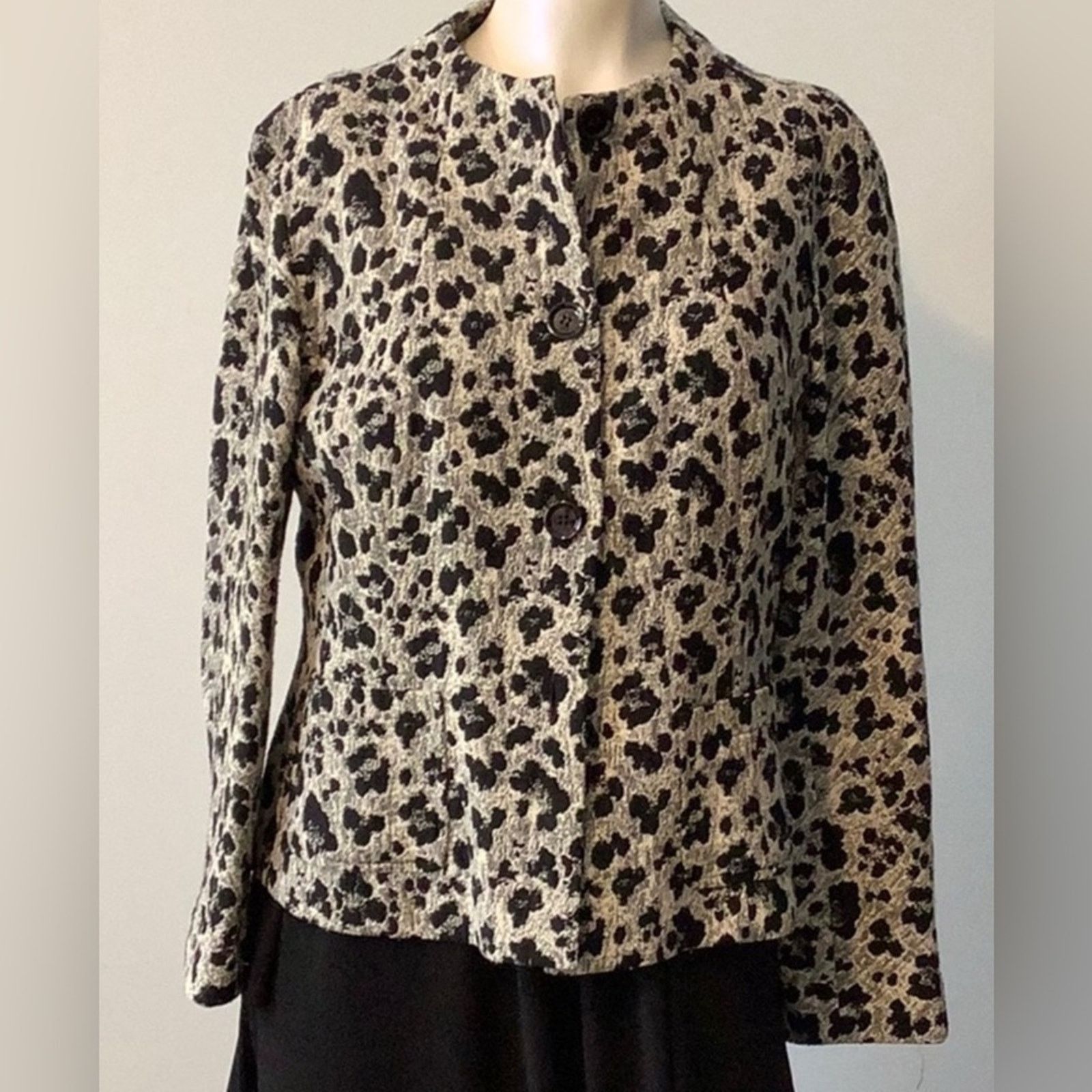 Lafayette 148 Lafayette 148 New York- wool blend print jacket- sz 14 Size XL / US 12-14 / IT 48-50 - 1 Thumbnail