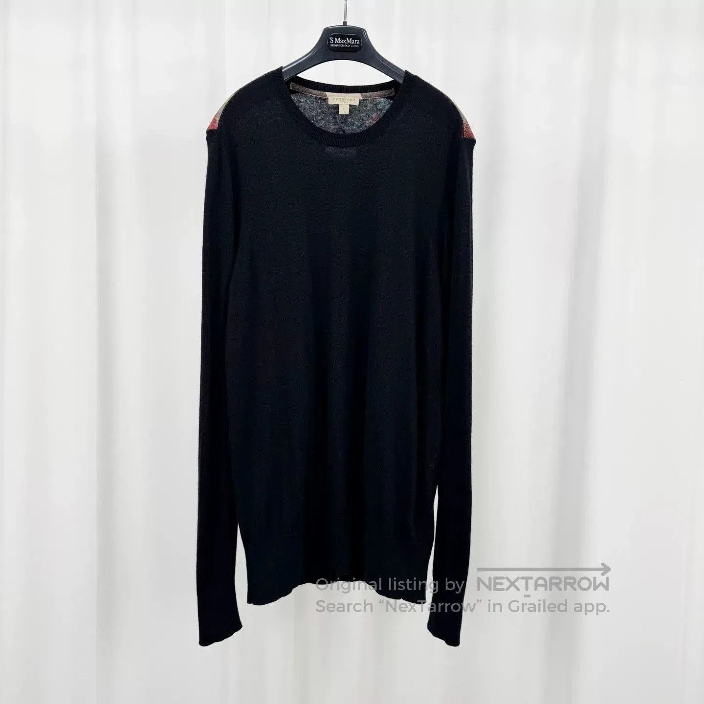 Burberry Burberry Check Pattern Cashmere Sweater. Size US XL / EU 56 / 4 - 1 Thumbnail