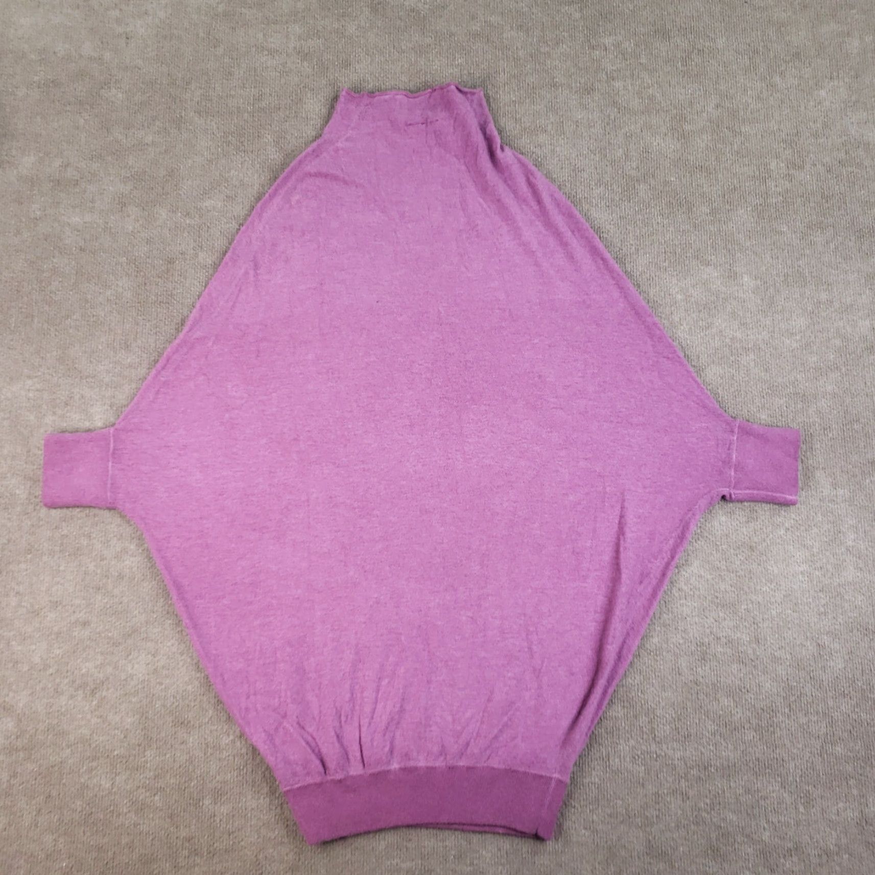Anthropologie Moth Sweater Womens XS Purple Pullover Knit Short Sleeve Viscose Nylon Polyester Alpaca Knit Short Sleeve Pullover Size XS / US 0-2 / IT 36-38 - 7 Thumbnail