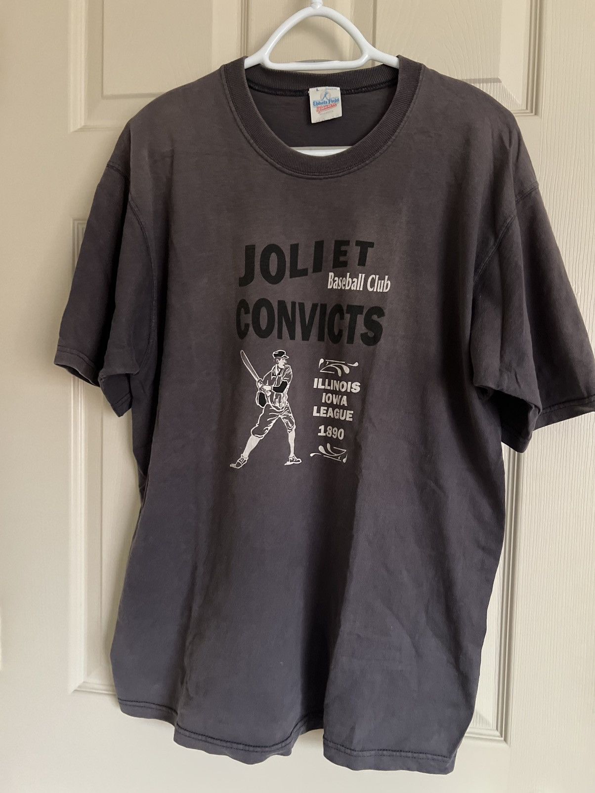 Ebbets Field Flannels Vintage Joliet Convicts Ebbets Tee Sz L USA 1890 League Size US L / EU 52-54 / 3 - 2 Thumbnail