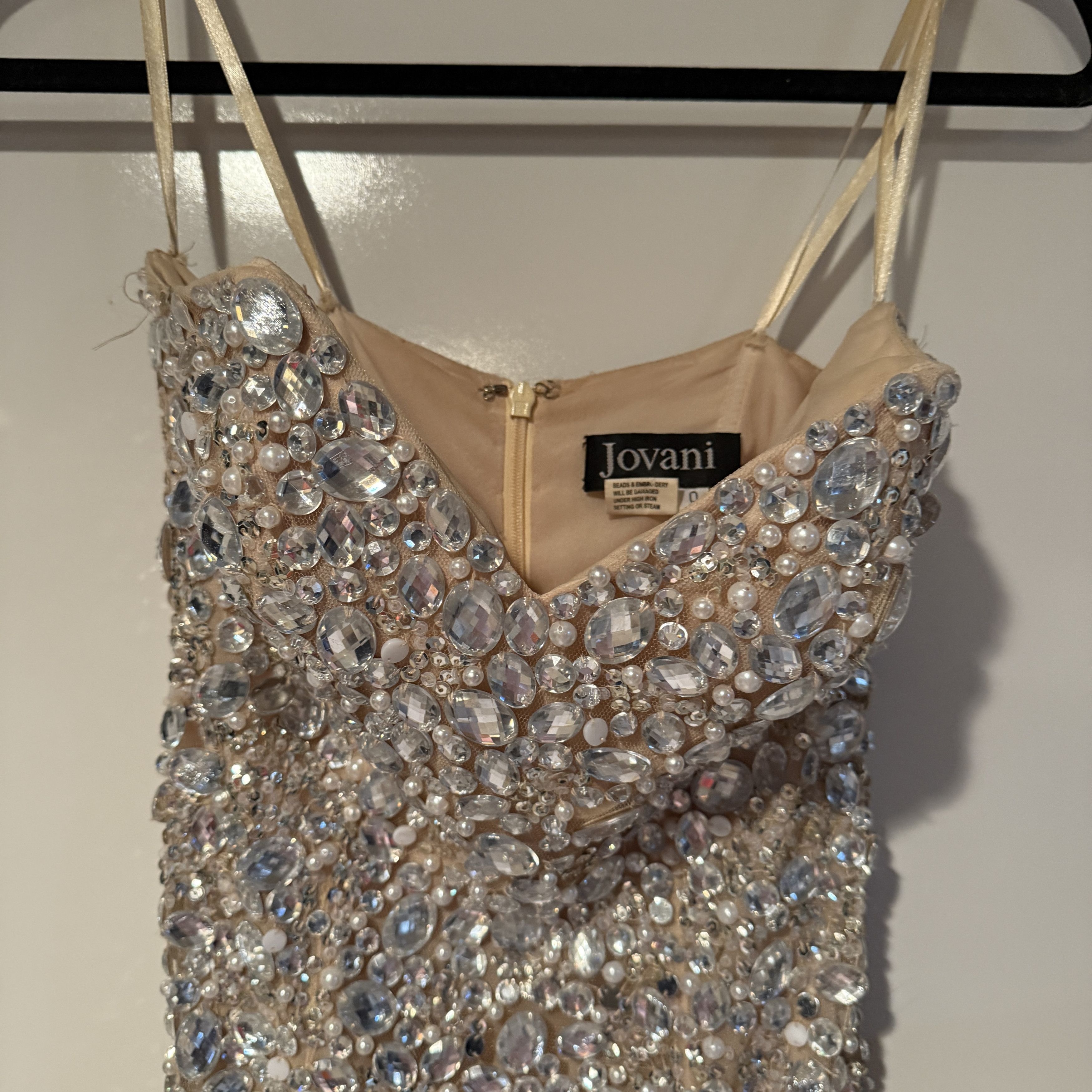 Other Jovani 4247 Crystal Jewel Diamond Size XS / US 0-2 / IT 36-38 - 2 Thumbnail