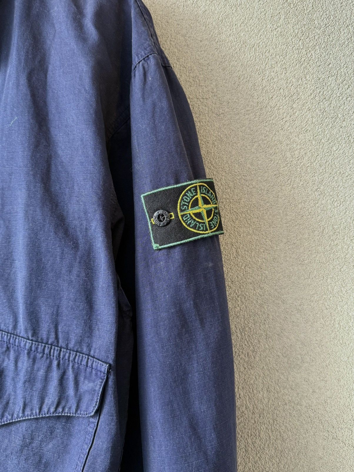 C.P. Company × Massimo Osti × Stone Island Stone Island 1989 Silver Button Short Jacket Size US M / EU 48-50 / 2 - 2 Thumbnail