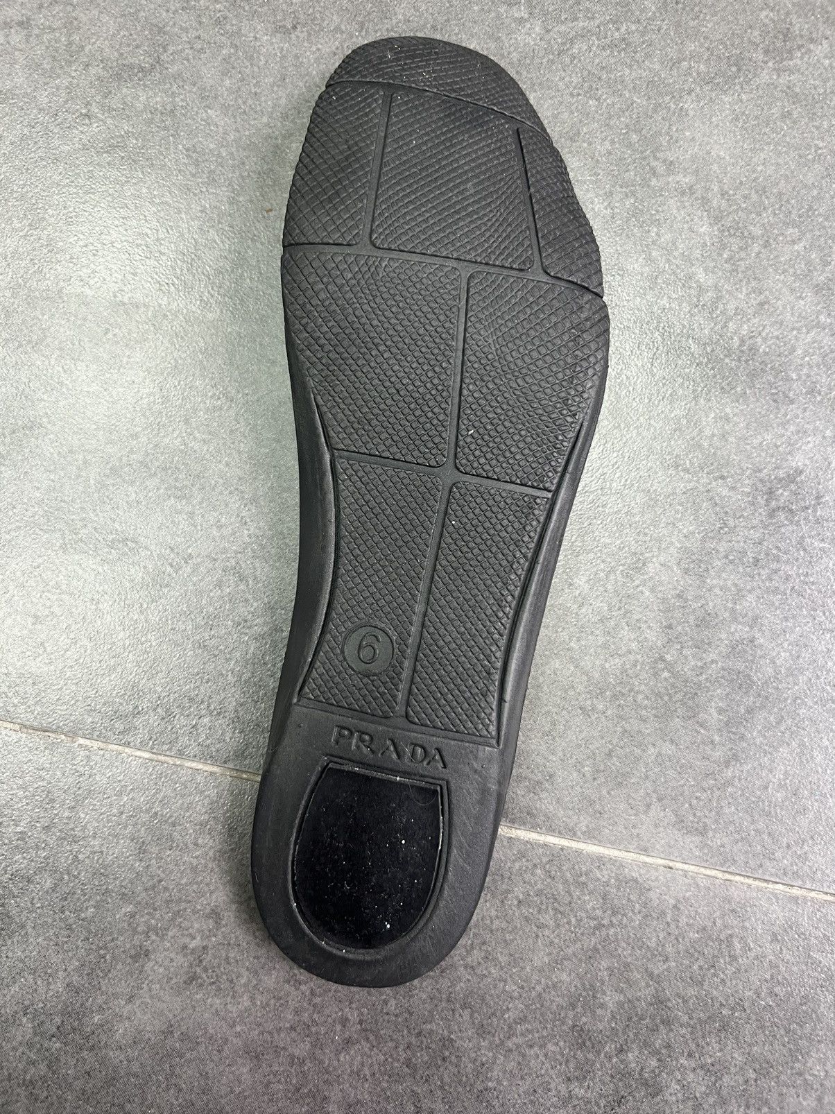 Prada × Vintage PRADA Low Top Sneakers 8US Black Leather American Cup style Size US 8 / EU 41 - 15 Thumbnail