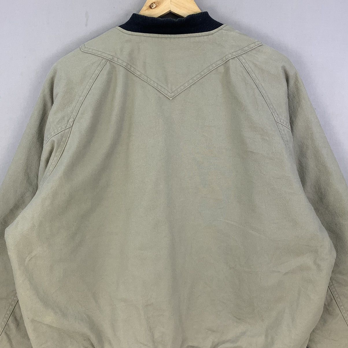 Japanese Brand Vintage 90s Japan Made Bomber Jacket Workwear Style Size US XL / EU 56 / 4 - 7 Thumbnail