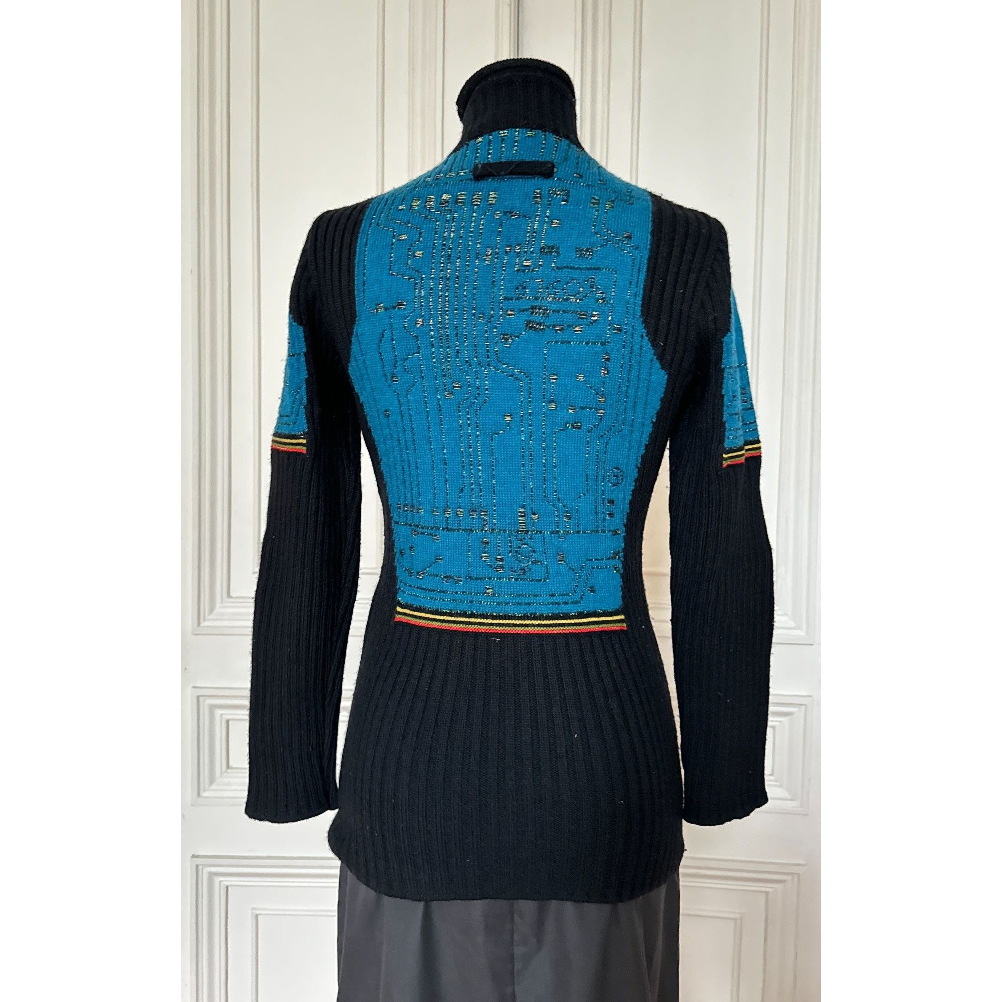 Jean Paul Gaultier Vintage FW 1995 Motherboard Knit Size S / US 4 / IT 40 - 4 Thumbnail
