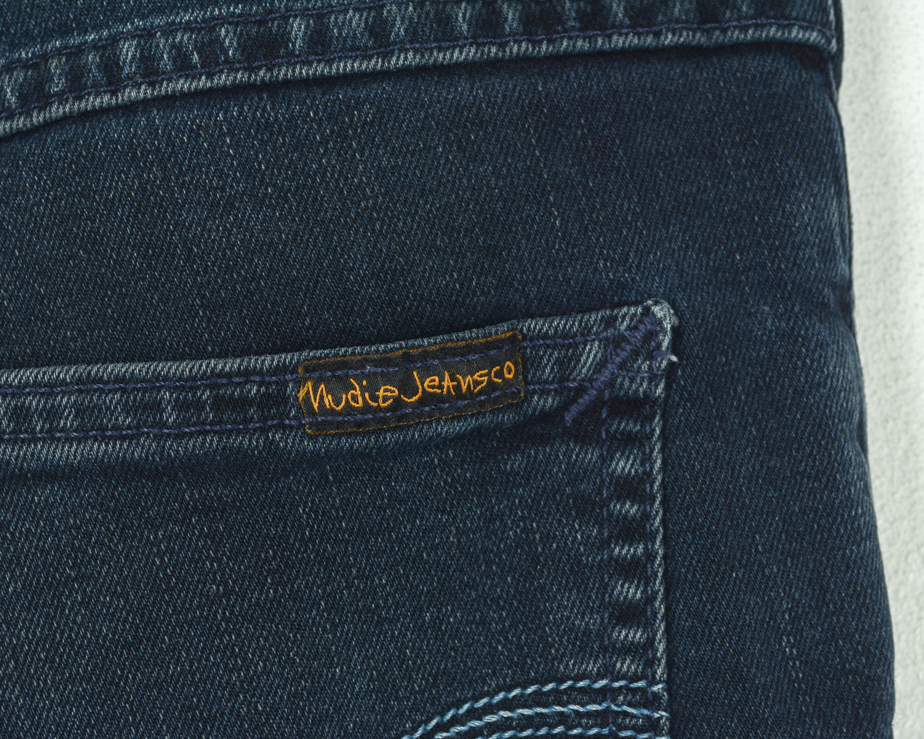 Nudie Jeans NUDIE JEANS Thin Finn W27 L32 Slim Denim Pants Stretchy Size US 27 - 6 Thumbnail