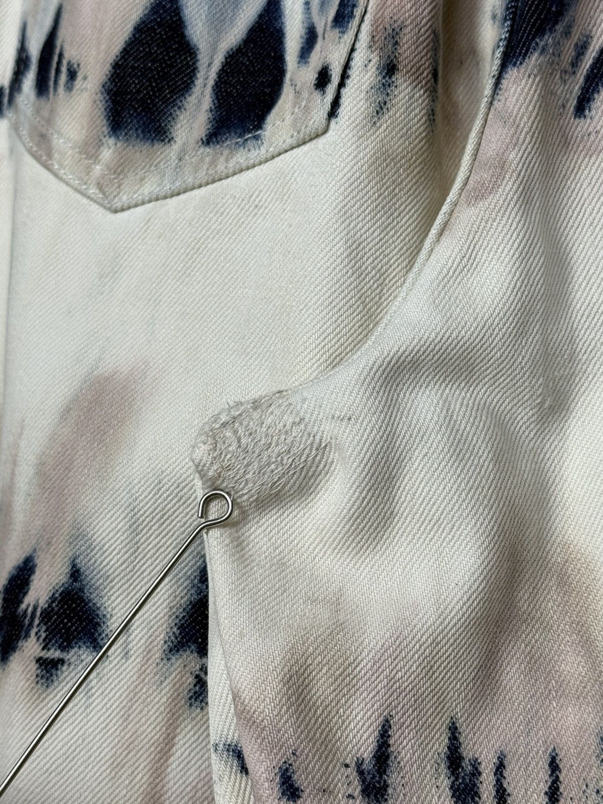 Dior Dior Tie Dye Denim Wide Leg Size 26" / US 2 / IT 38 - 23 Thumbnail