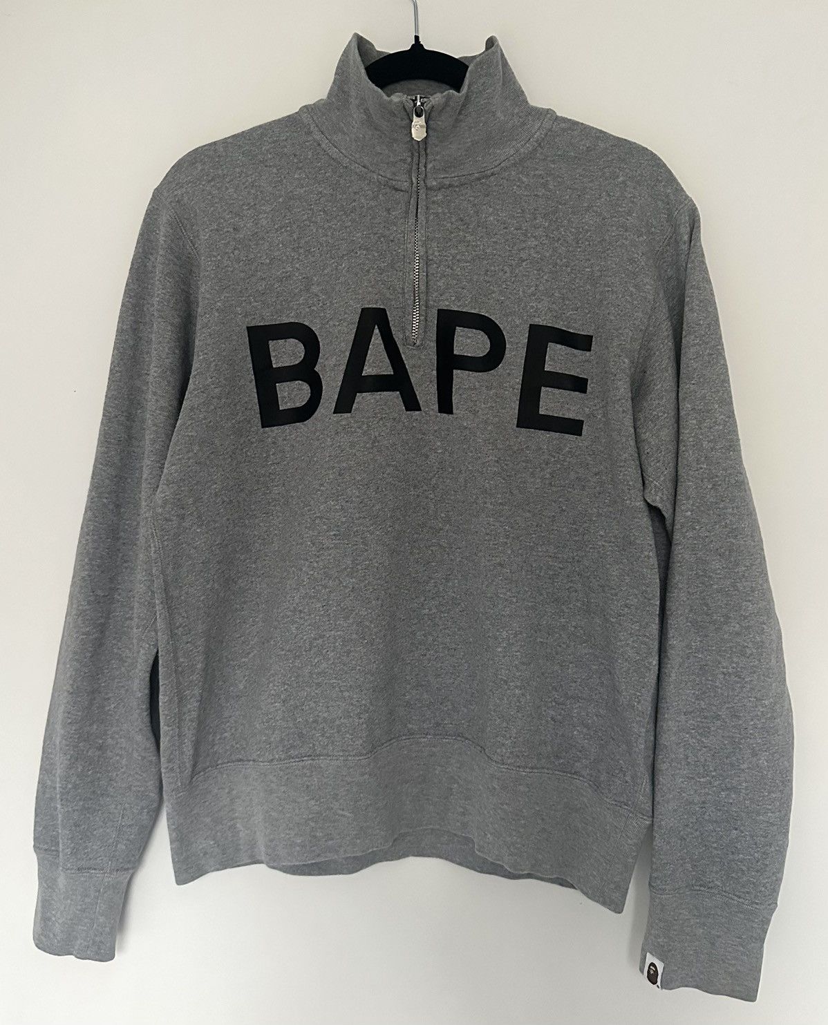 Bape BAPE quarter zip sweatshirt Size US S / EU 44-46 / 1 - 1 Thumbnail